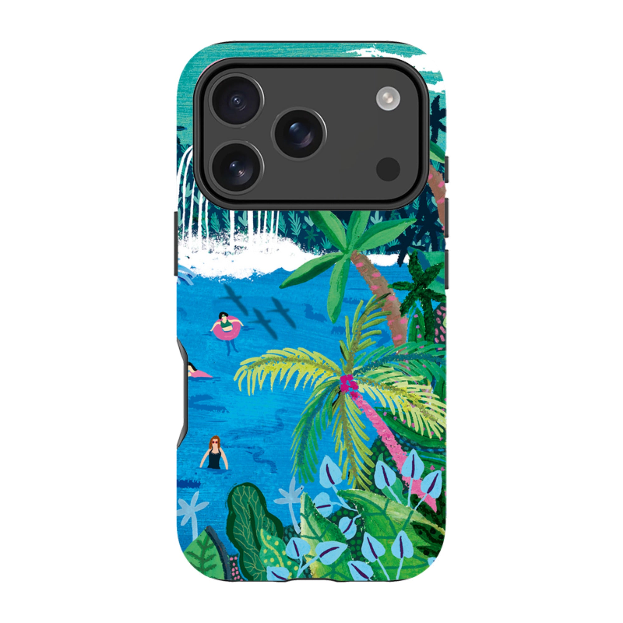 iPhone MagSafe Tough Case - Palm Pool II By Emma Frances Grant