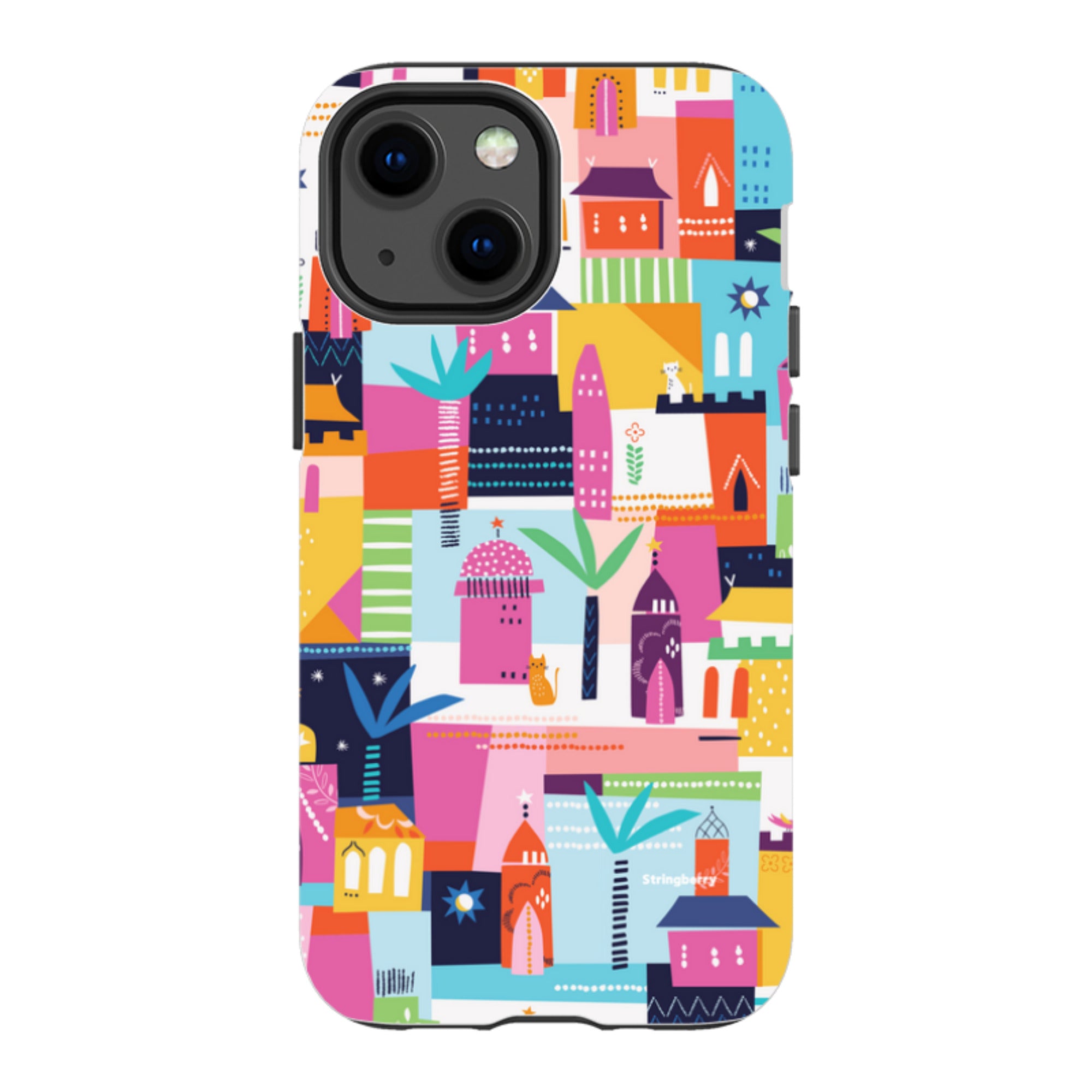 iPhone Tough Case - Houses By Ali Brookes