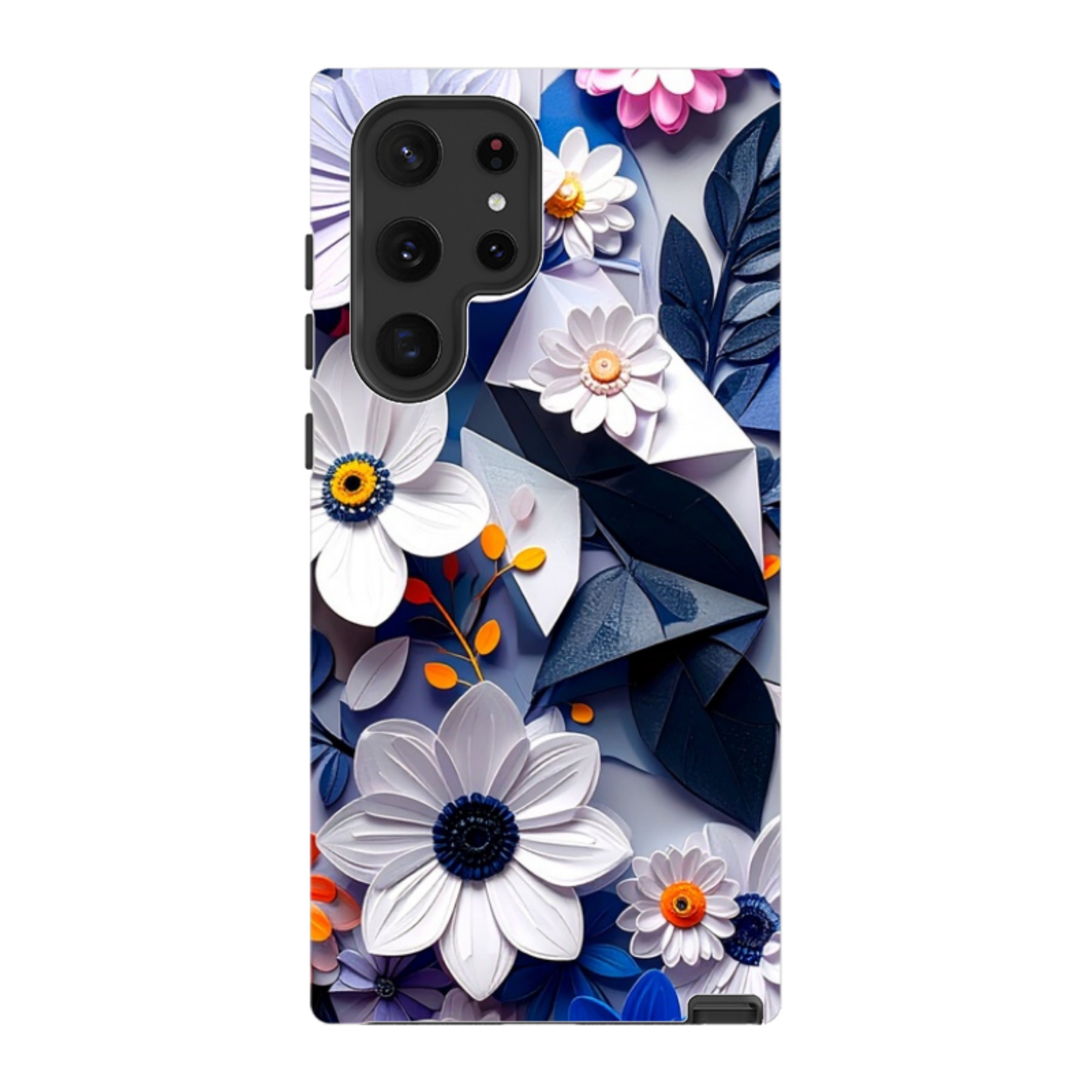 Samsung Tough Case - Summer Blue Florals