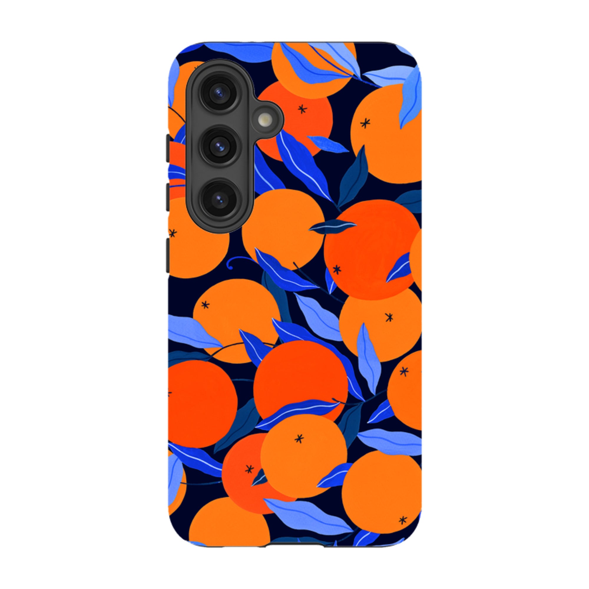 Samsung Tough Case - Arancello Navy Pattern By Madalina Andronic