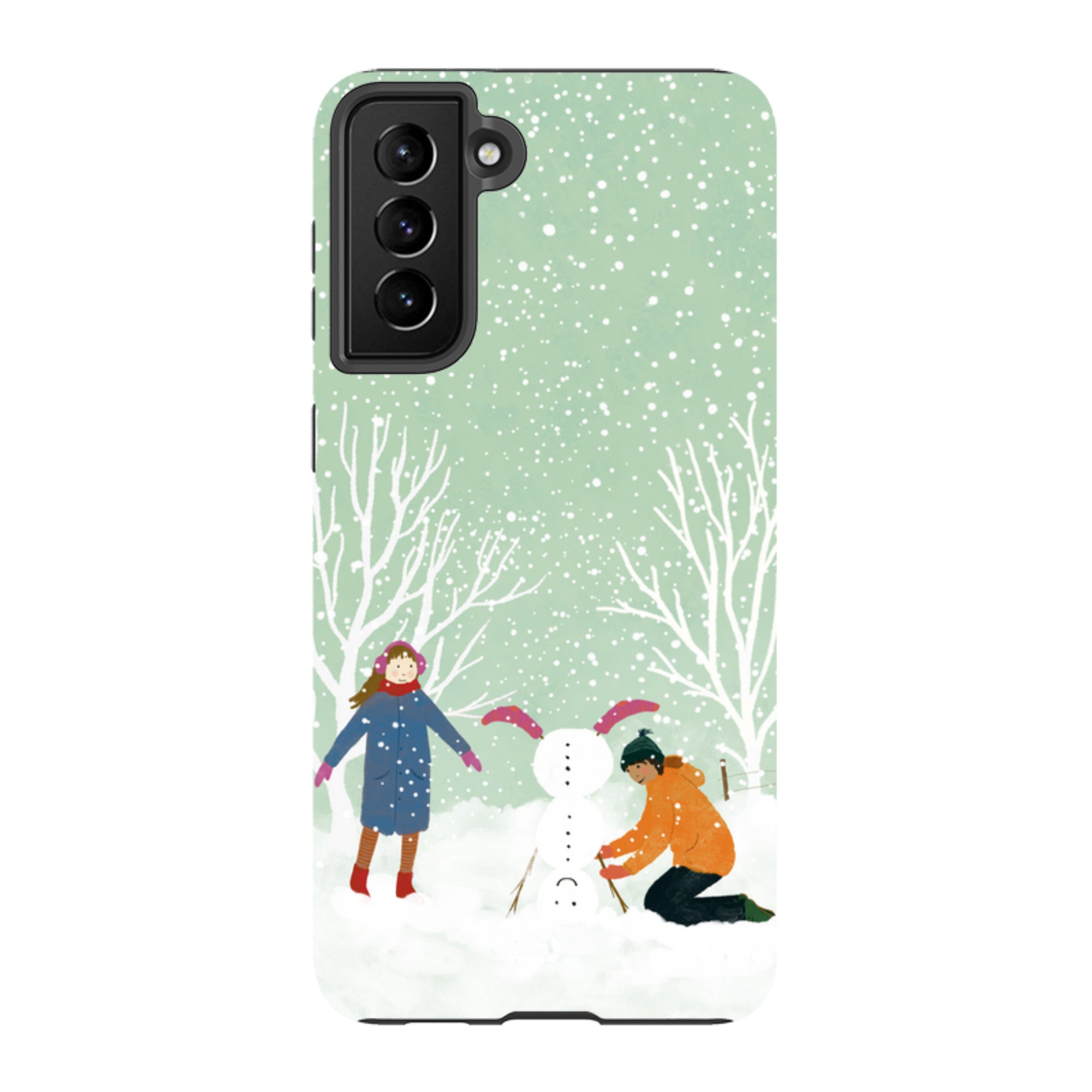 Samsung Tough Case - Snowball Building By Katherine Quinn