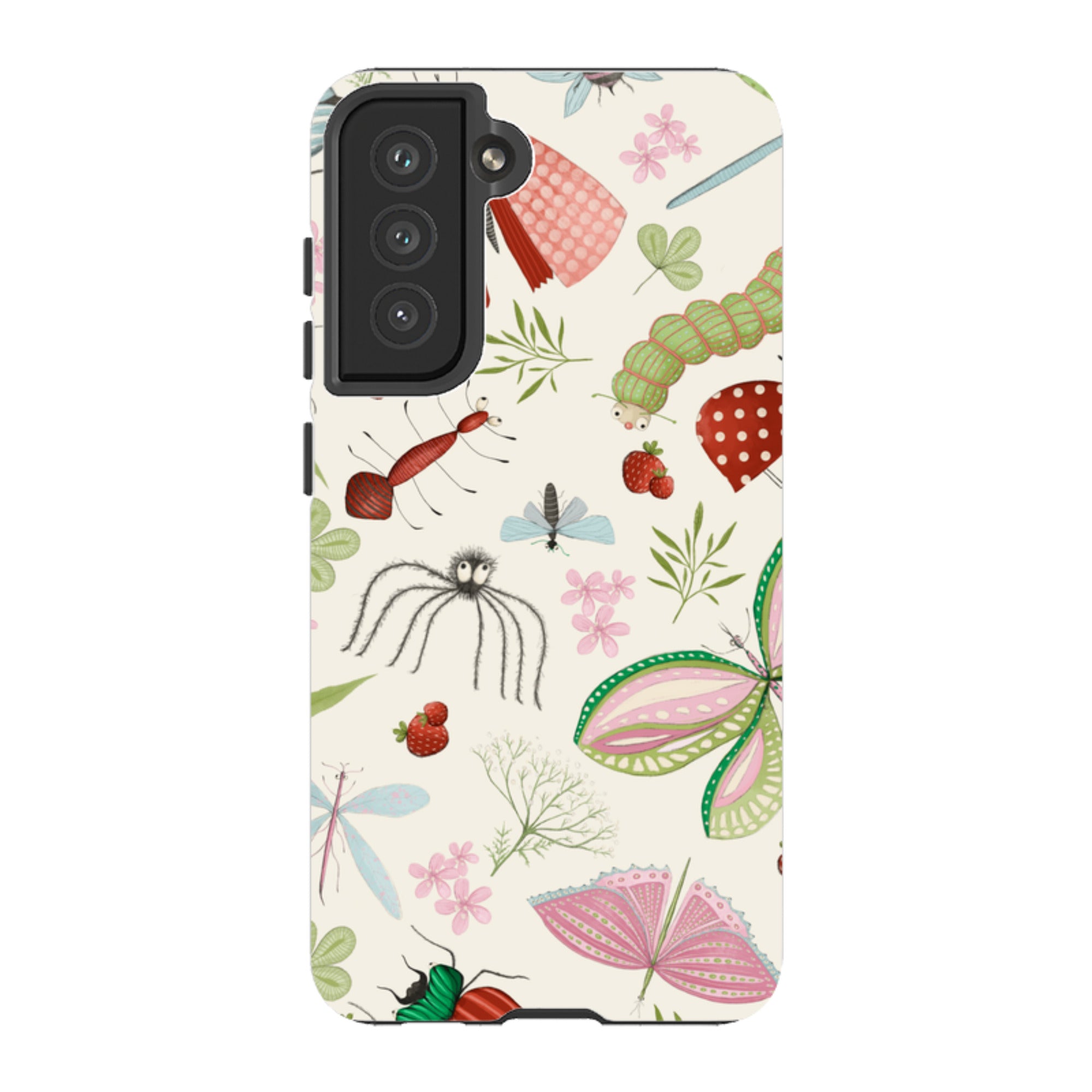 Samsung Tough Case - Insects Pattern By Maja Lindberg