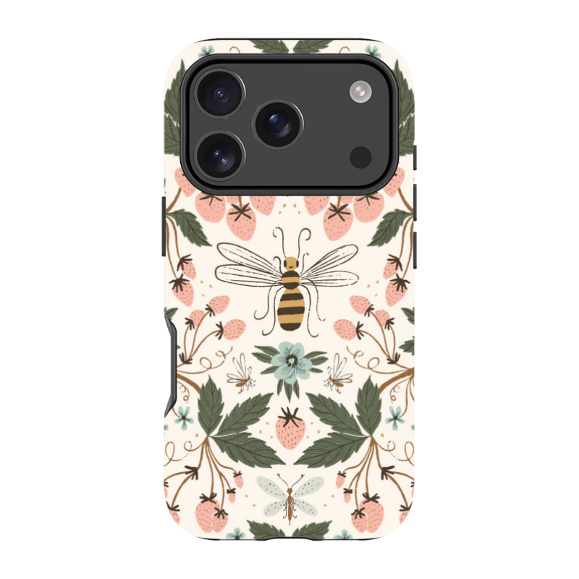 iPhone MagSafe Tough Case - Bugs and Berries By Meghann Rader