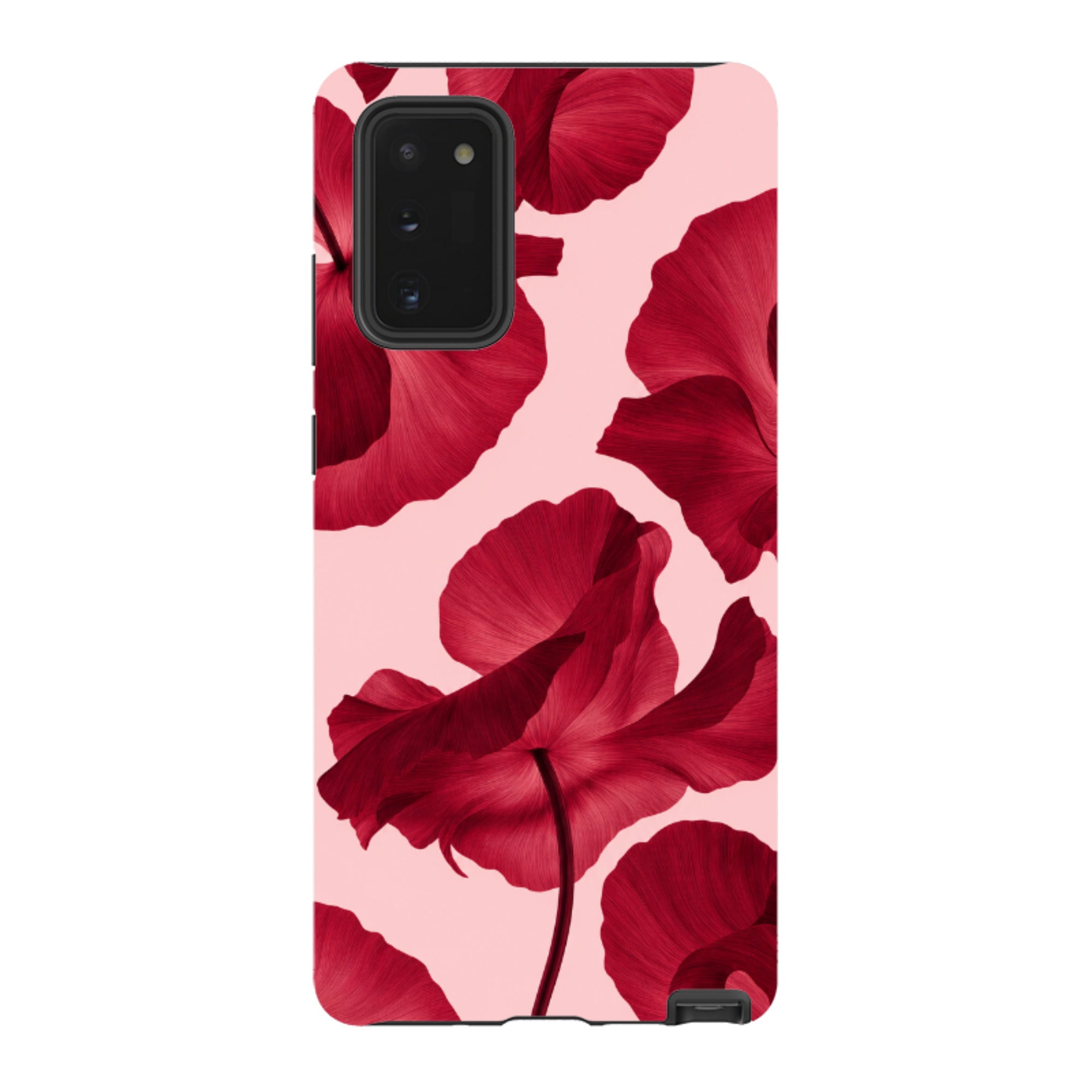 Samsung Tough Case - Burgundy Poppy