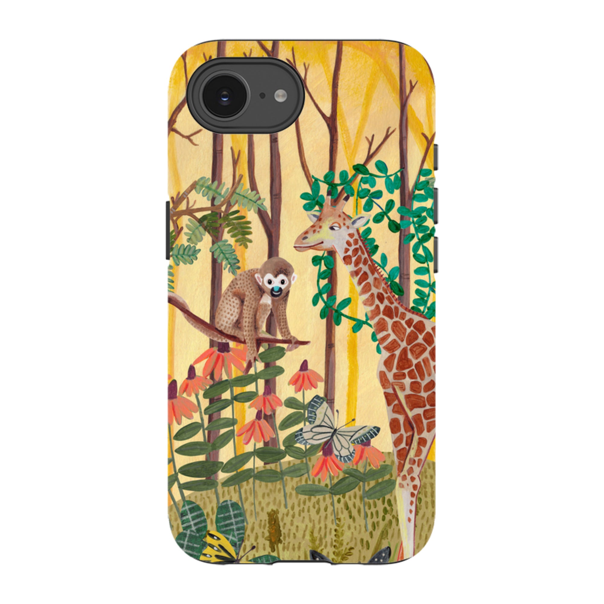 iPhone Tough Case - Giraffe By Caroline Bonne Muller