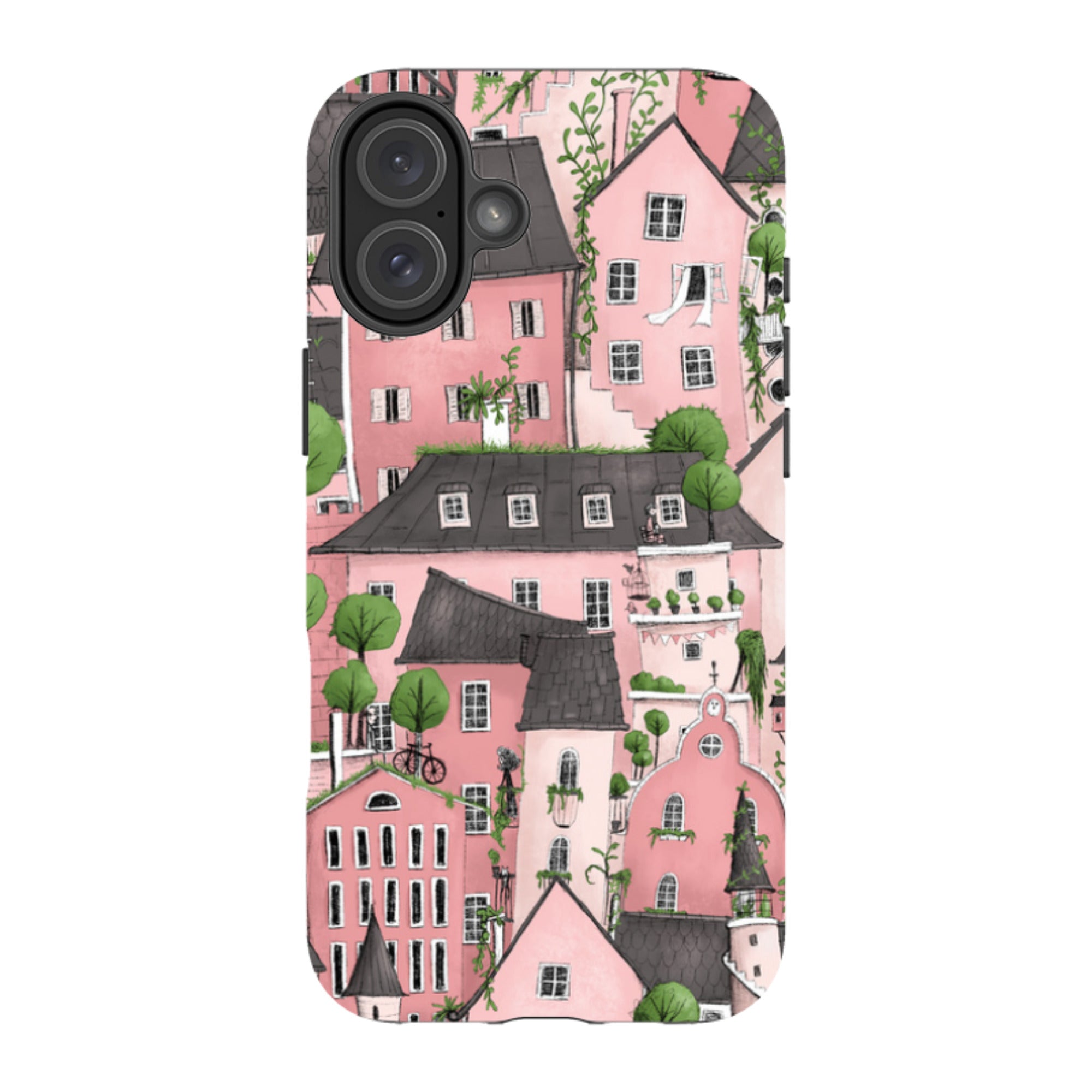 iPhone Tough Case - Pink City By Maja Lindberg