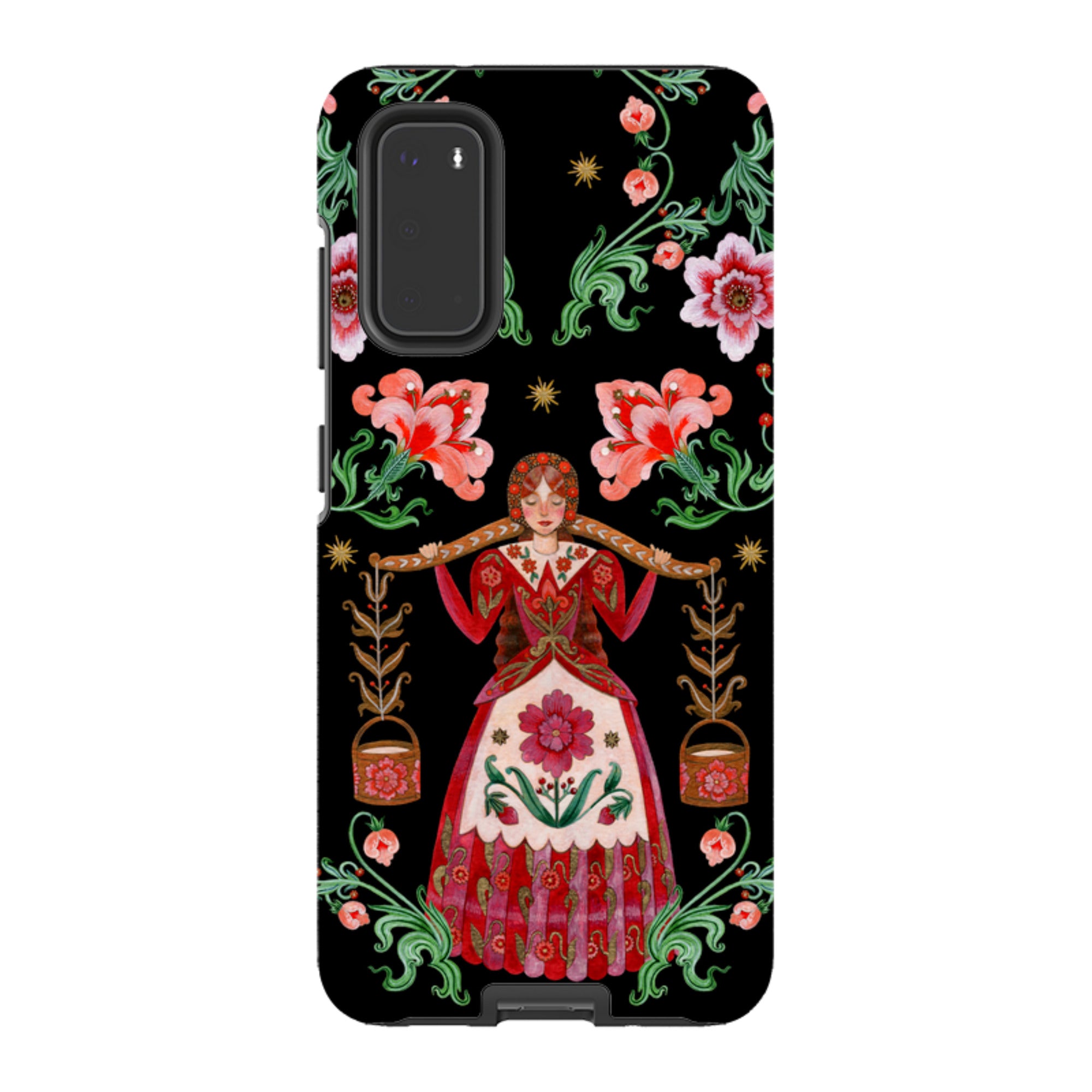 Samsung Tough  Case - Eight Maids A Milking By Maria Matos