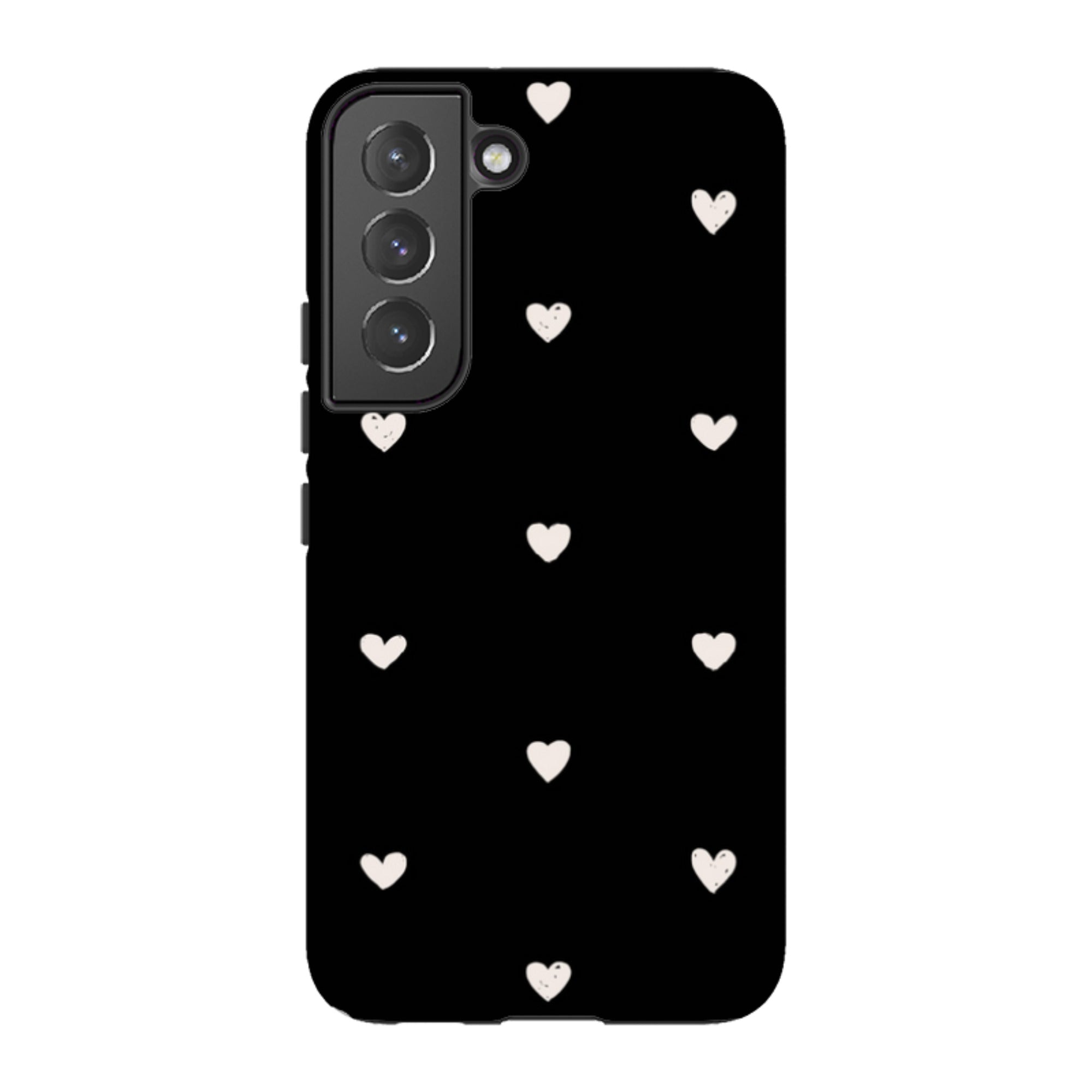 Samsung Tough Case - Hearts Black