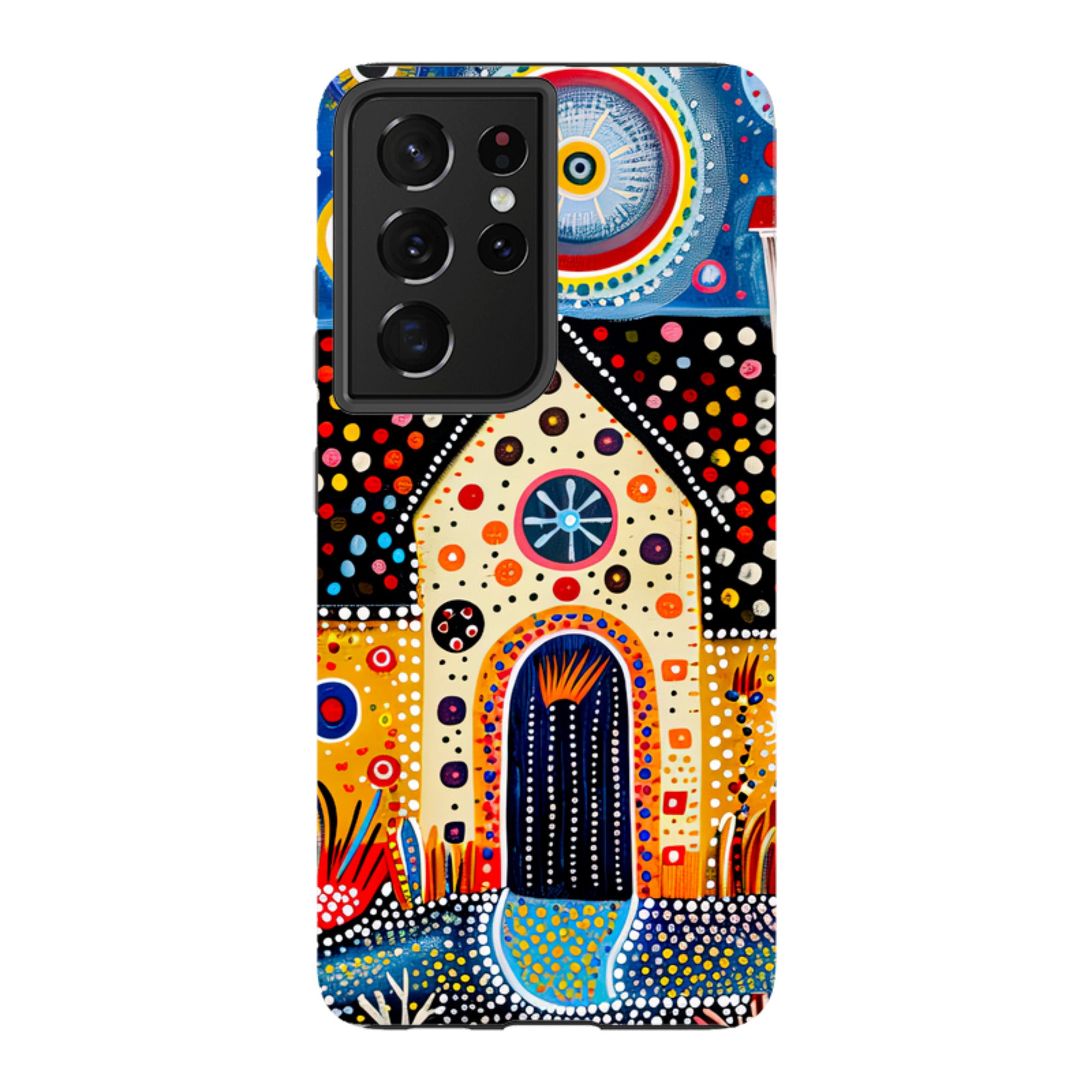 Samsung Tough Case - Folk Art House IX