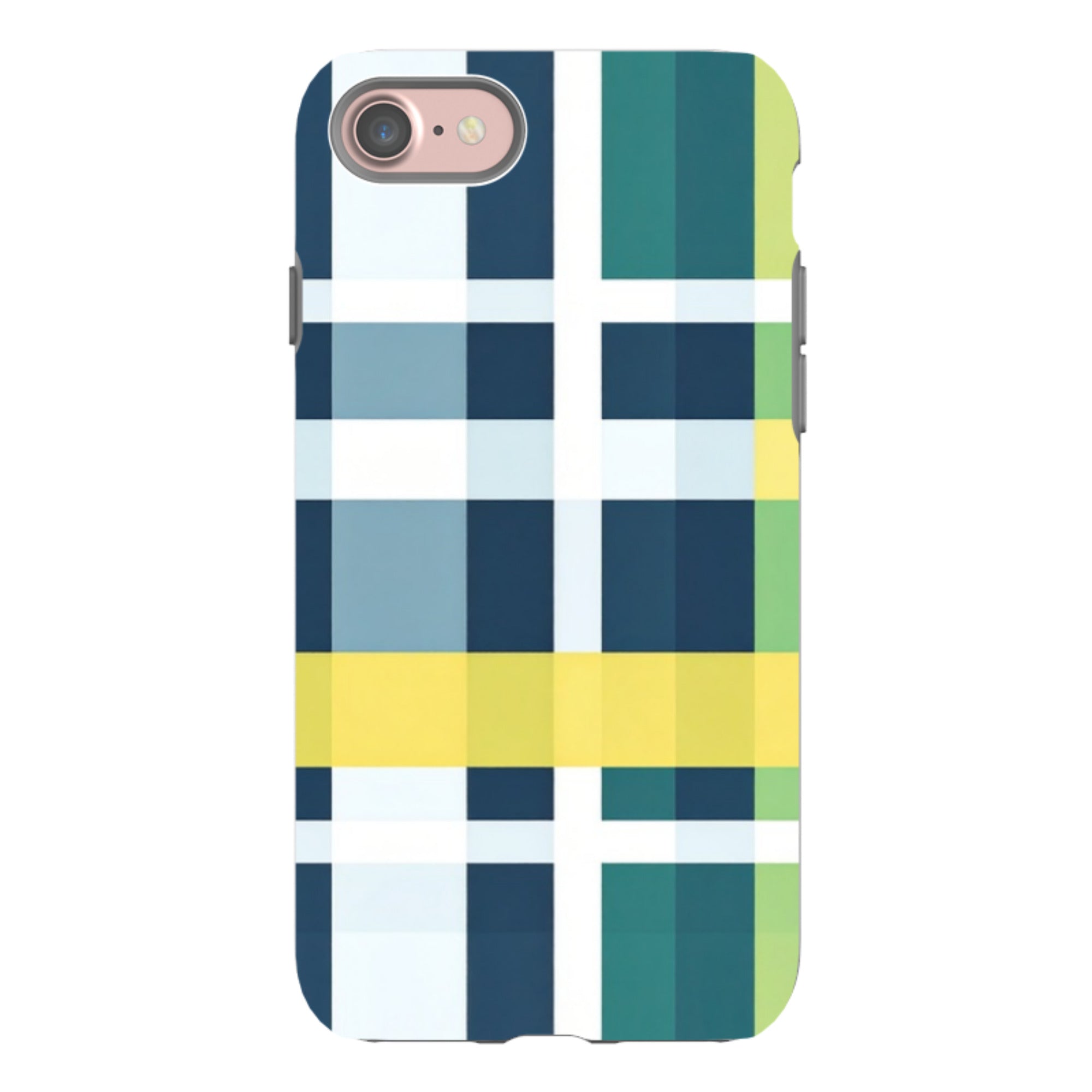 iPhone Tough Case - Forest Gingham