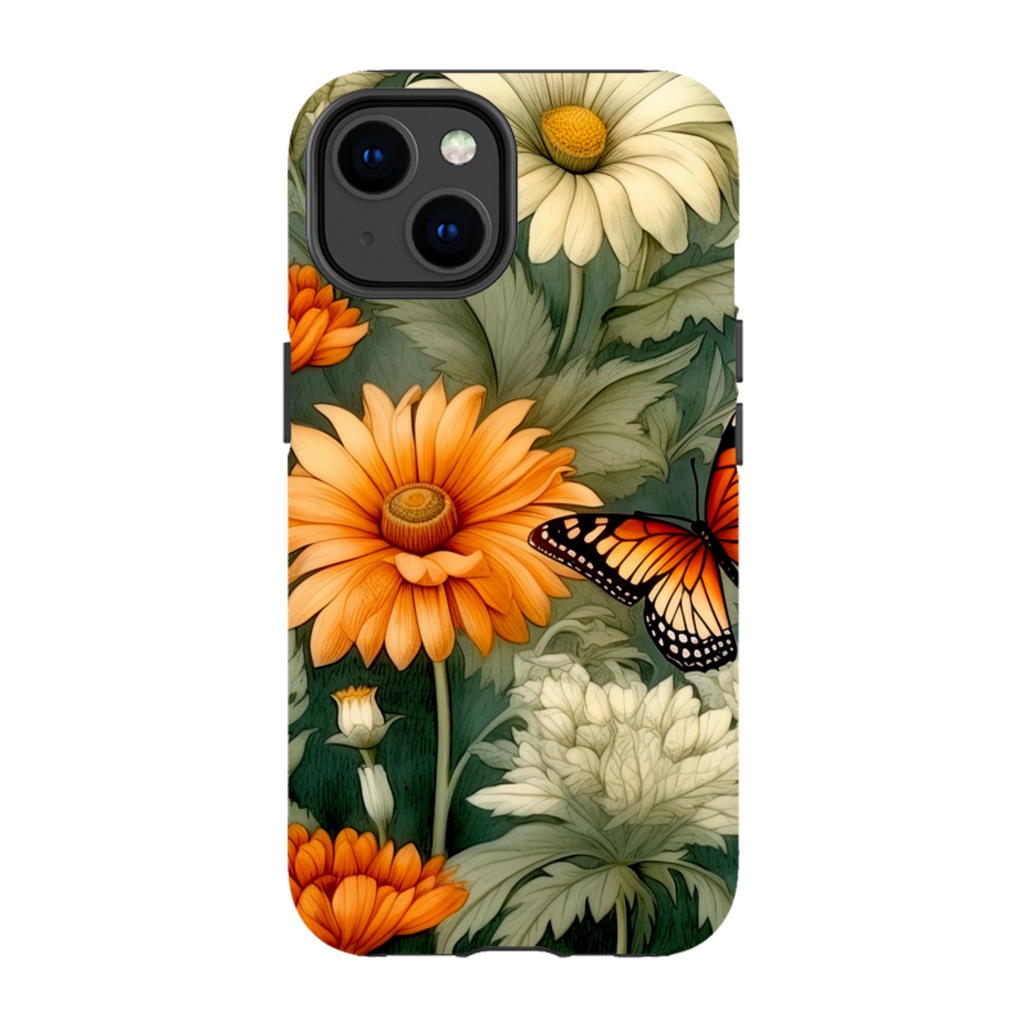 iPhone Case - Butterfly Daisies IV