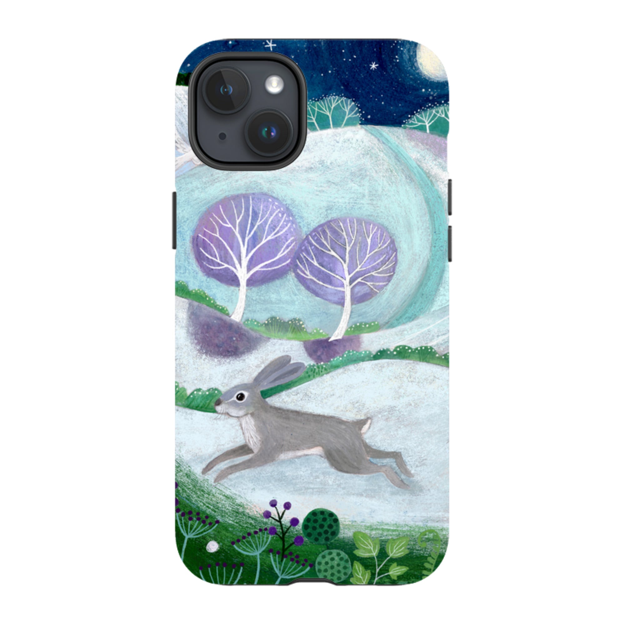 iPhone Tough Case - Winter Hare By Bex Parkin