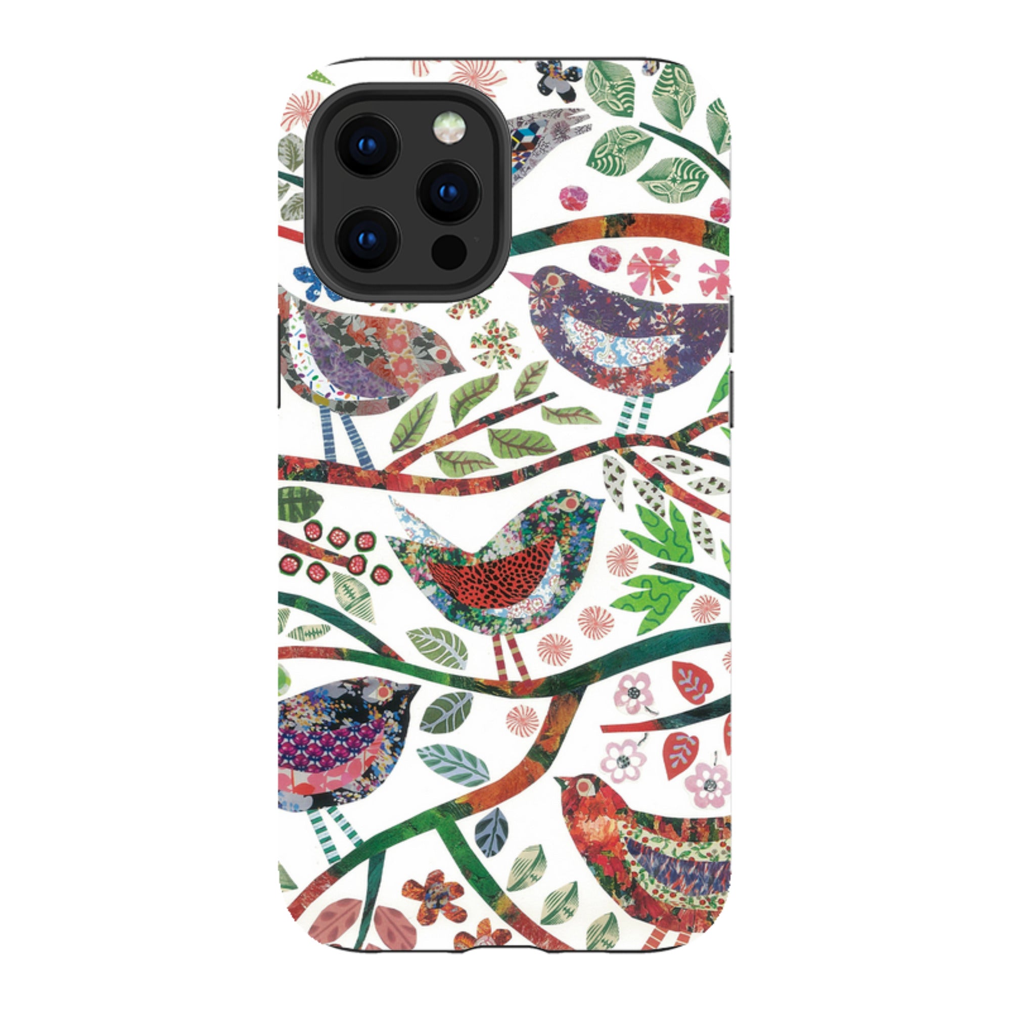 iPhone Tough Case - Vintage Birds By Jane Robbins