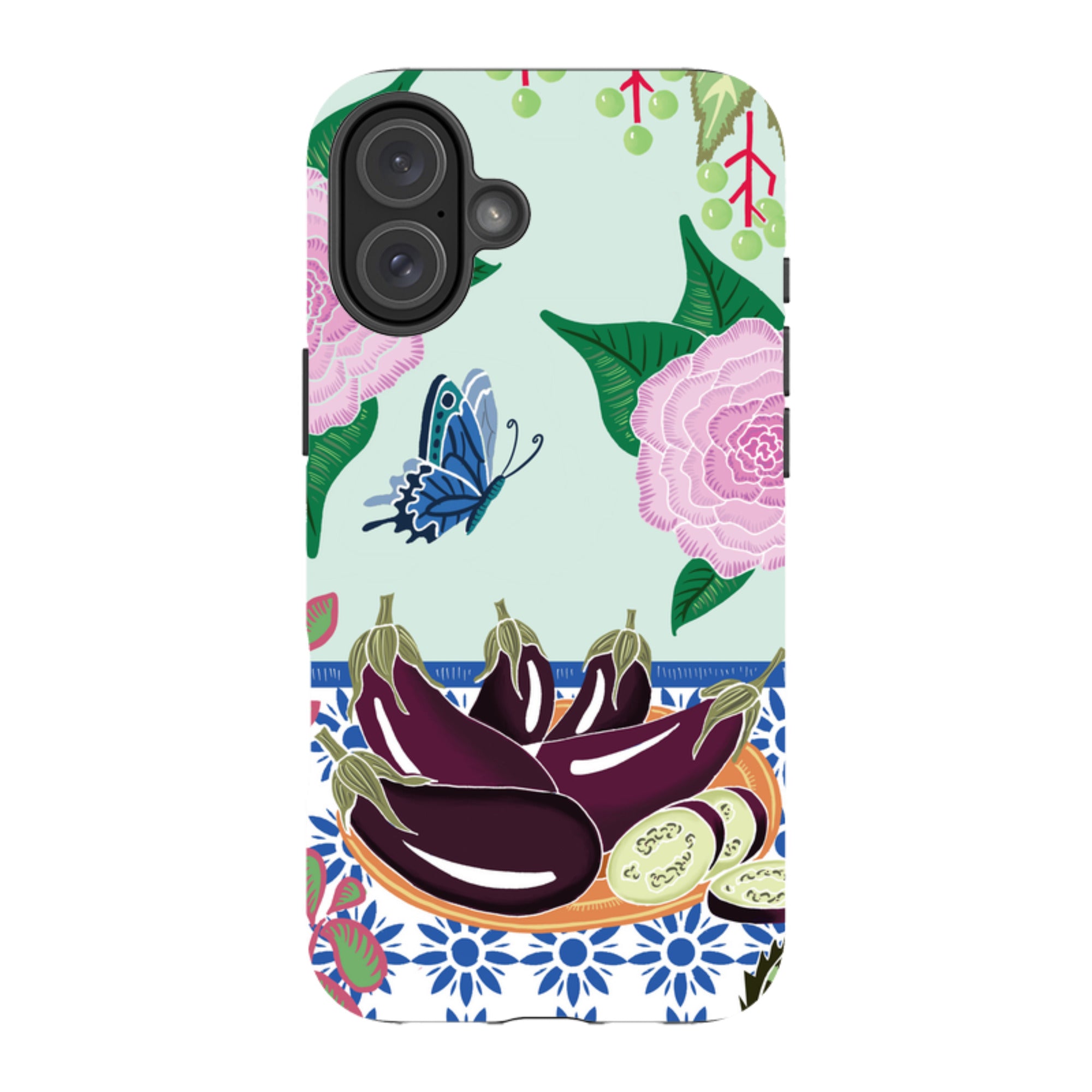 iPhone Tough Case - Aubergines By Kate Heiss