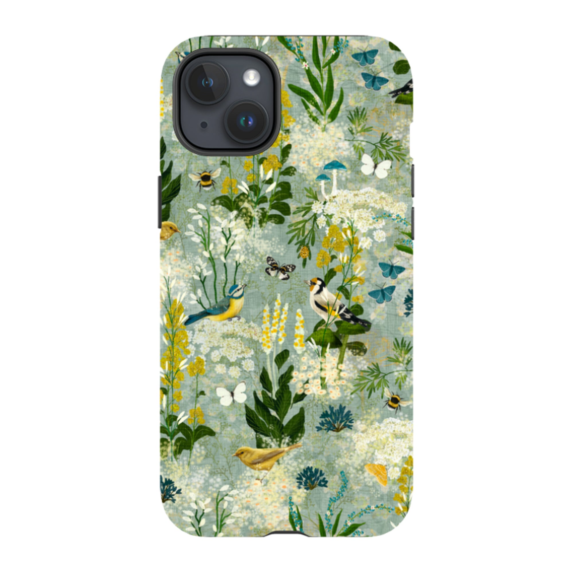 iPhone Tough Case - Song Bird Garden By Katherine Quinn