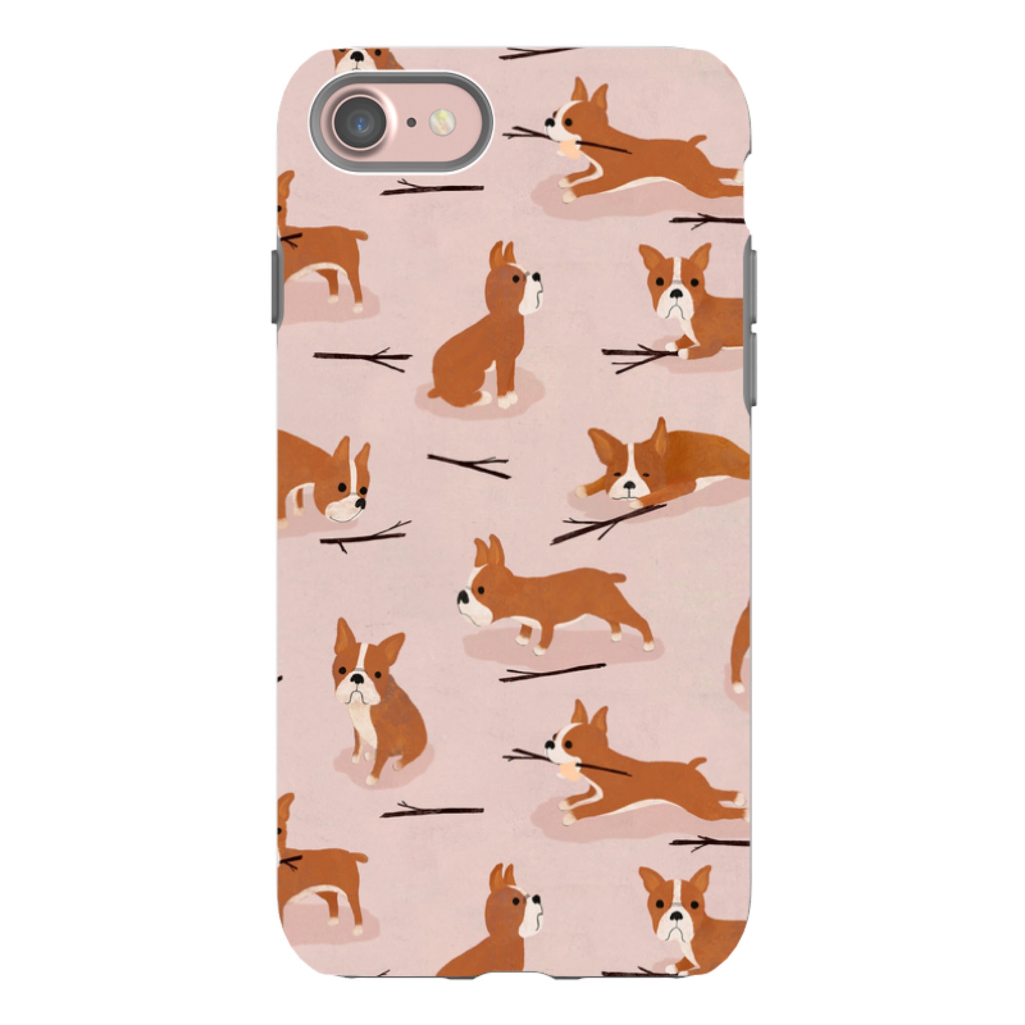 iPhone Tough Case - Boston Terrier By Katherine Quinn
