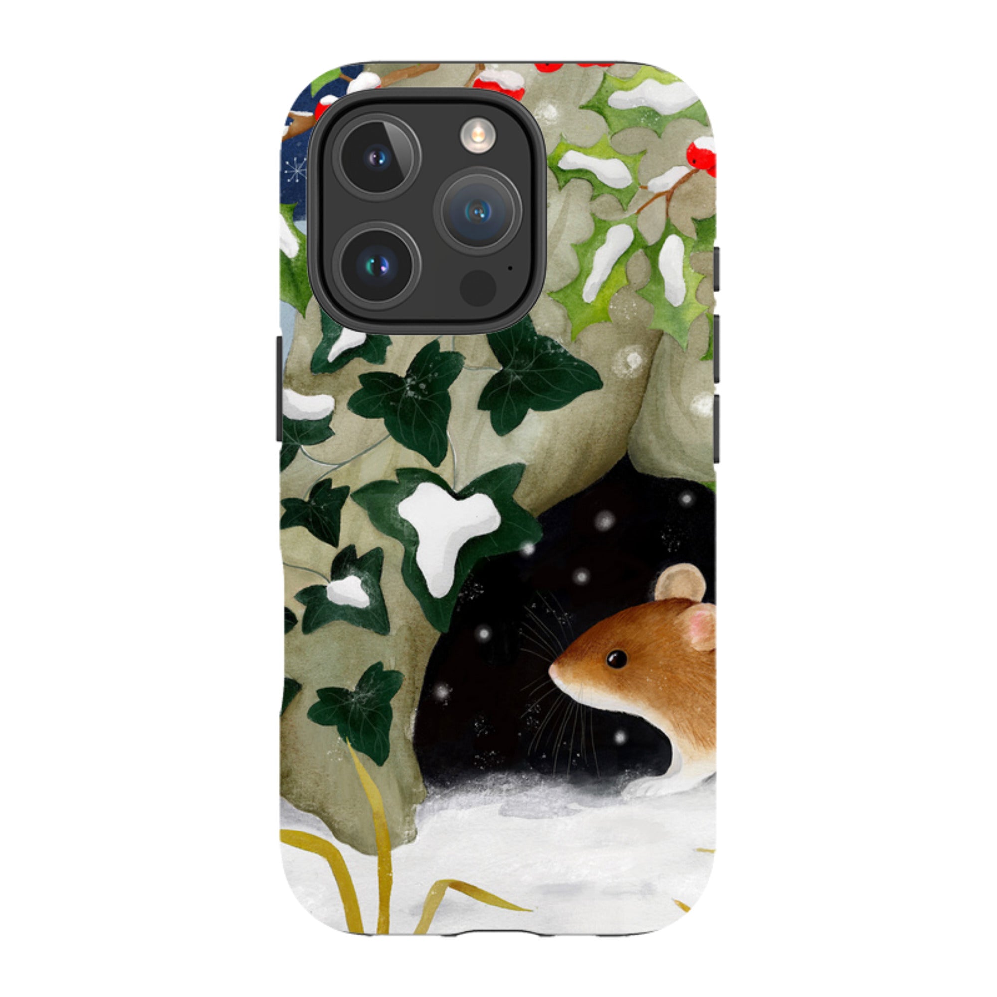 iPhone MagSafe Tough Case - Winter Mouse By Bex Parkin