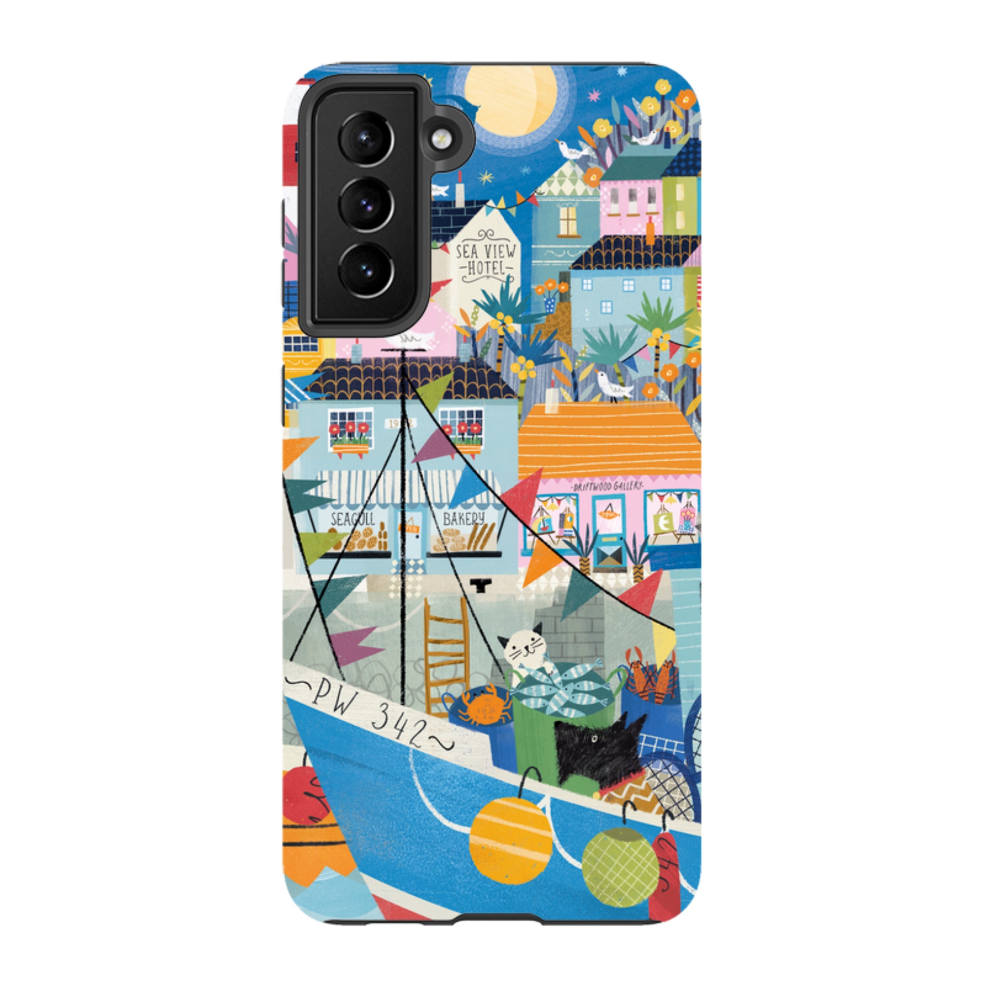 Samsung Tough  Case - Night Harbour 2 By Ali Brookes