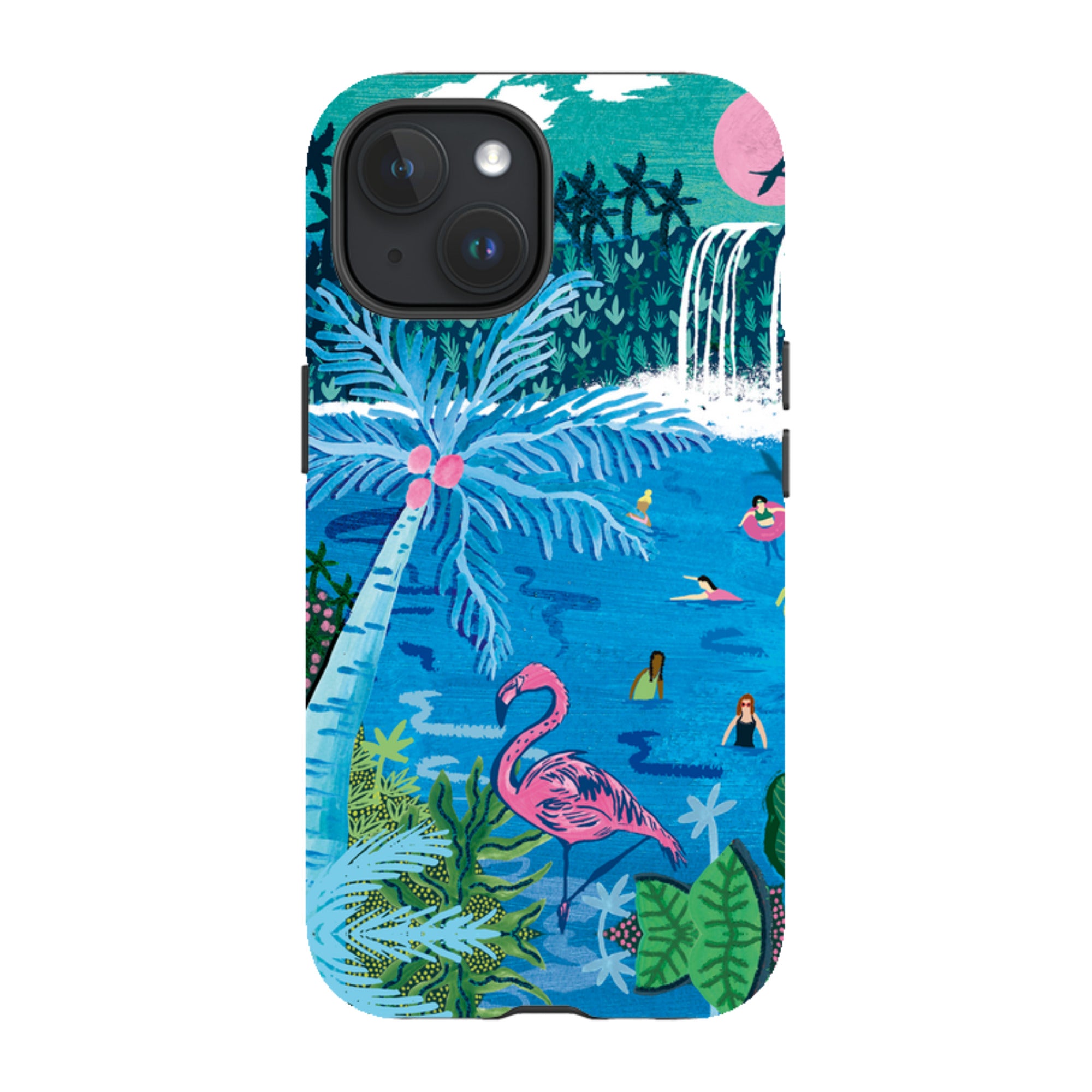 iPhone MagSafe Tough Case - Palm Pool III By Emma Frances Grant