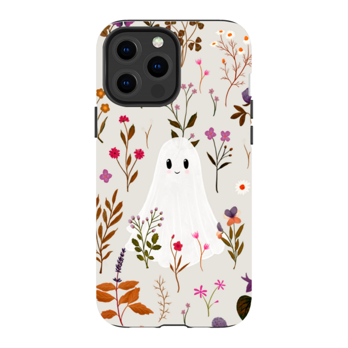 iPhone Tough Case - Ghost in the Garden - Stone Multi By Katherine Quinn