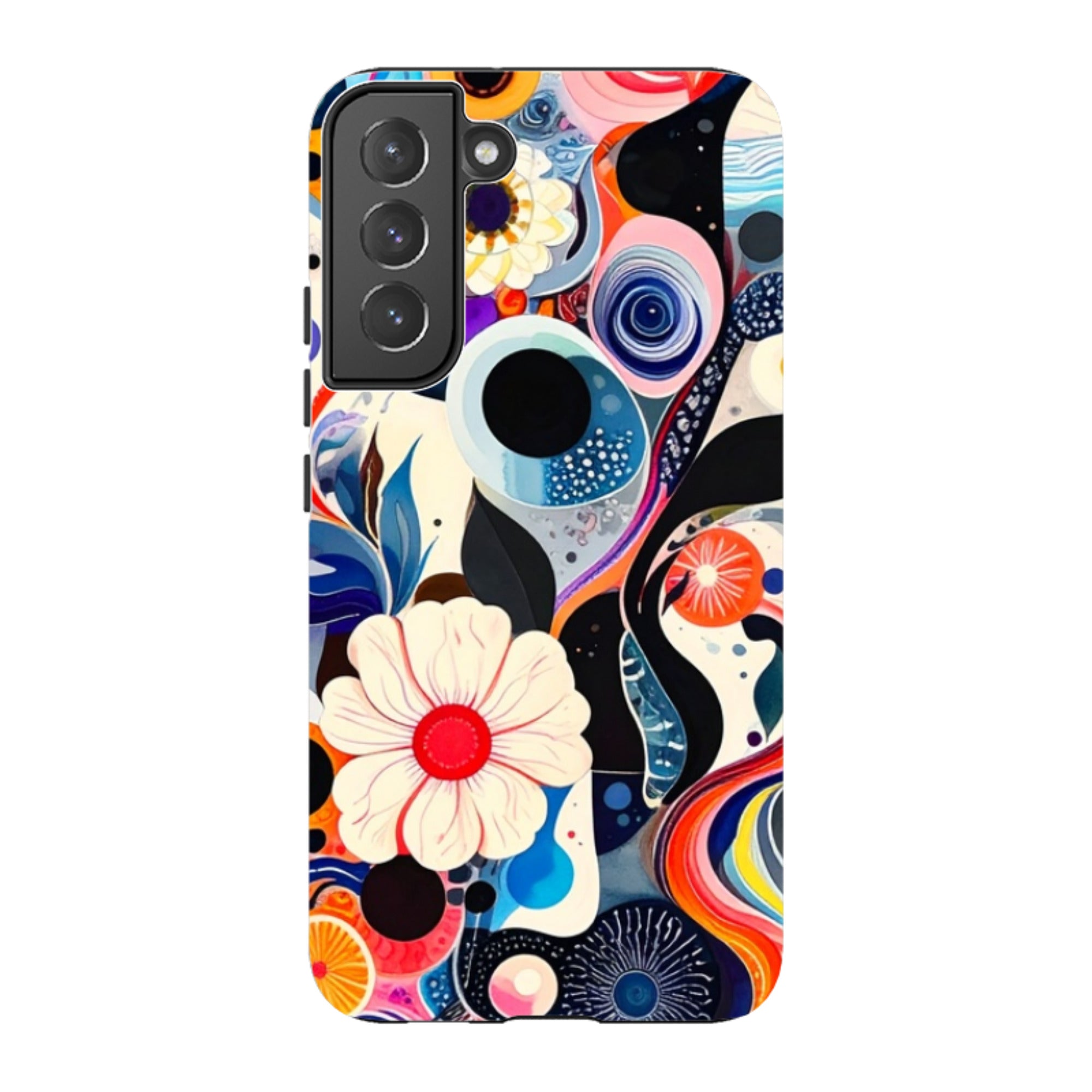 Samsung Tough Case - Floral Marble