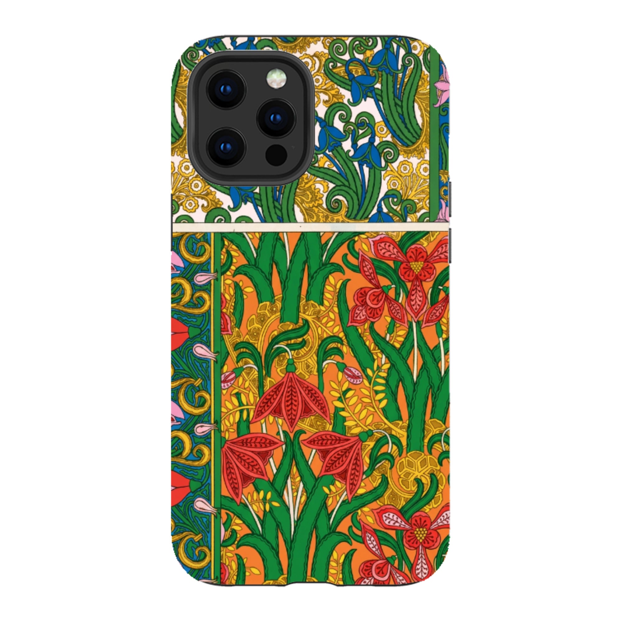 iPhone Tough Case - Vintage Art Nouveau Lily