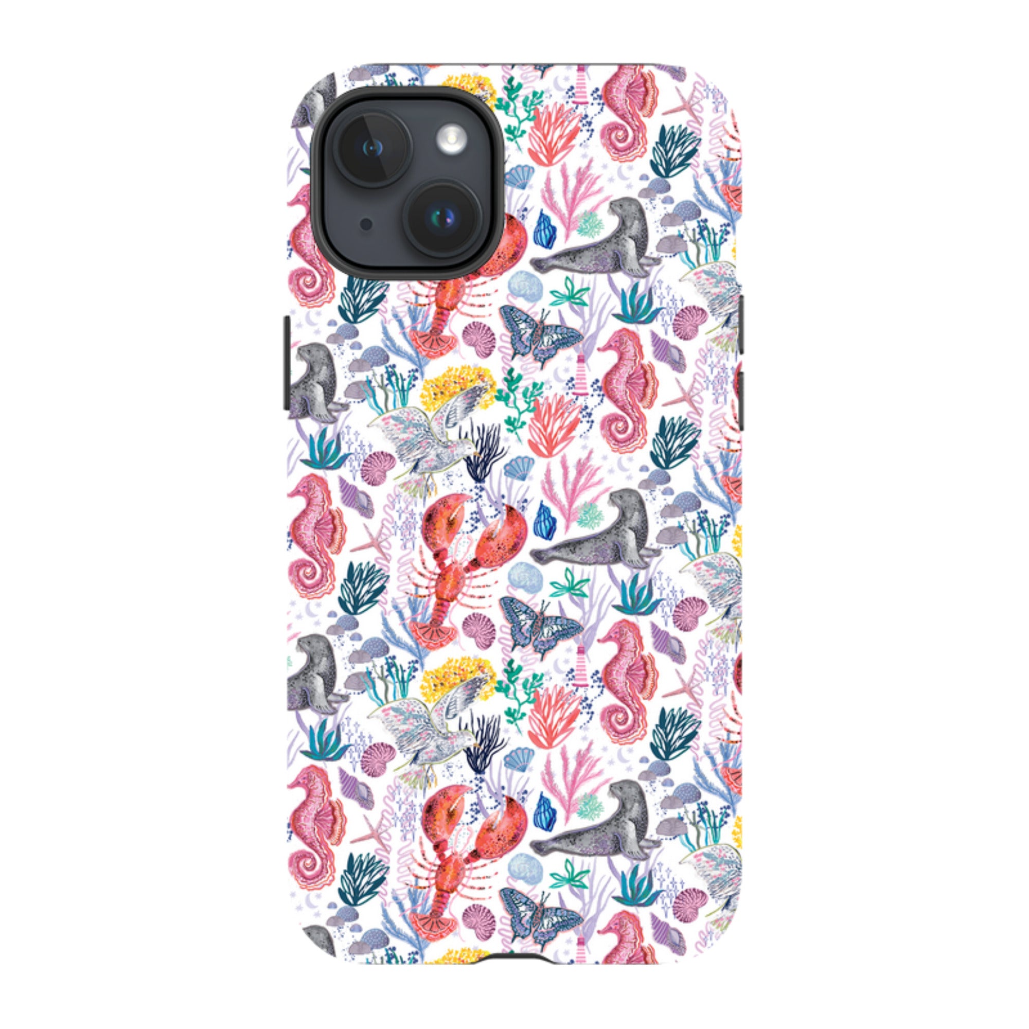 iPhone Case - Coastline Pattern-B By Emma Frances Grant