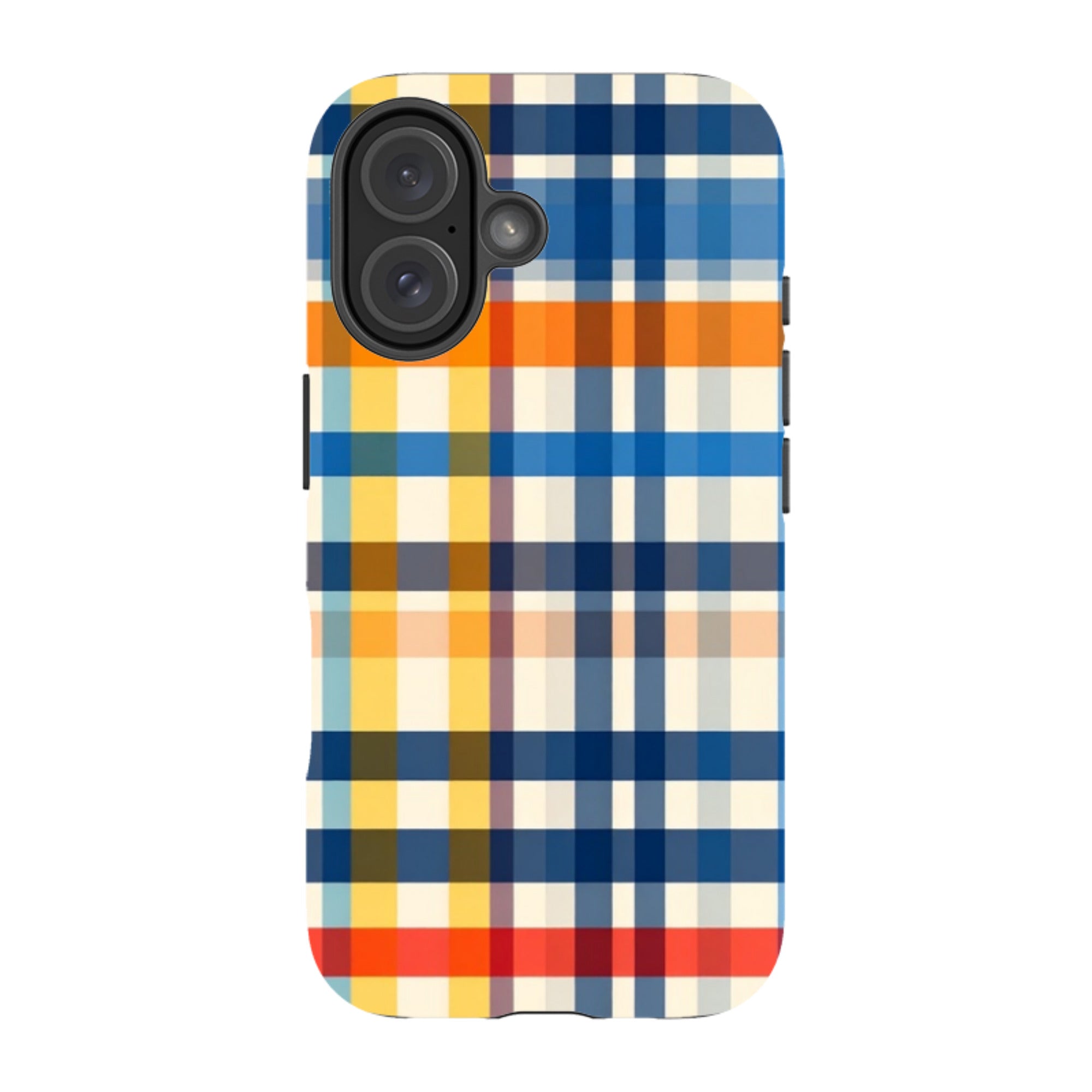 iPhone Tough Case - Barcelona Gingham