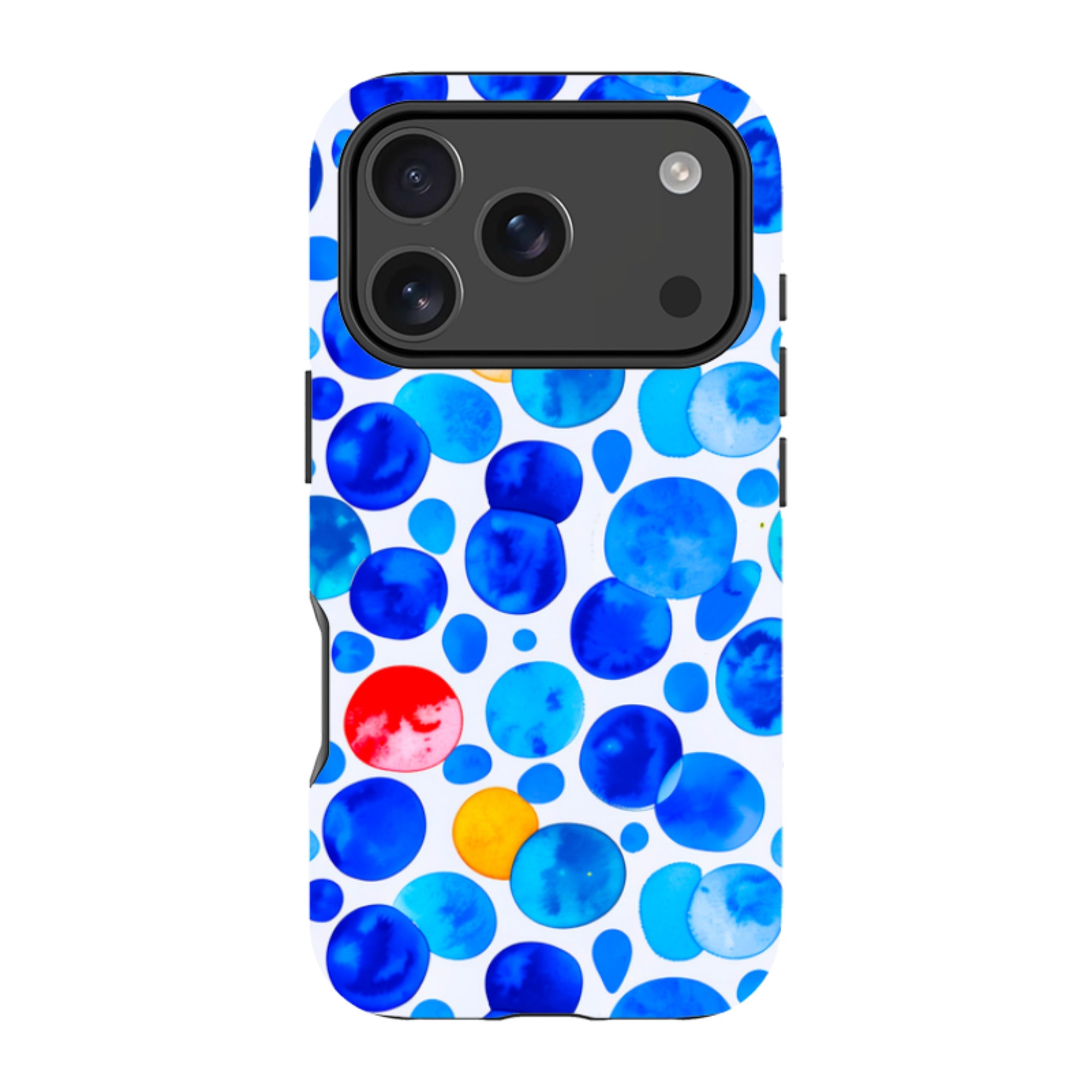 iPhone MagSafe Tough Case - Blue Moon Polka