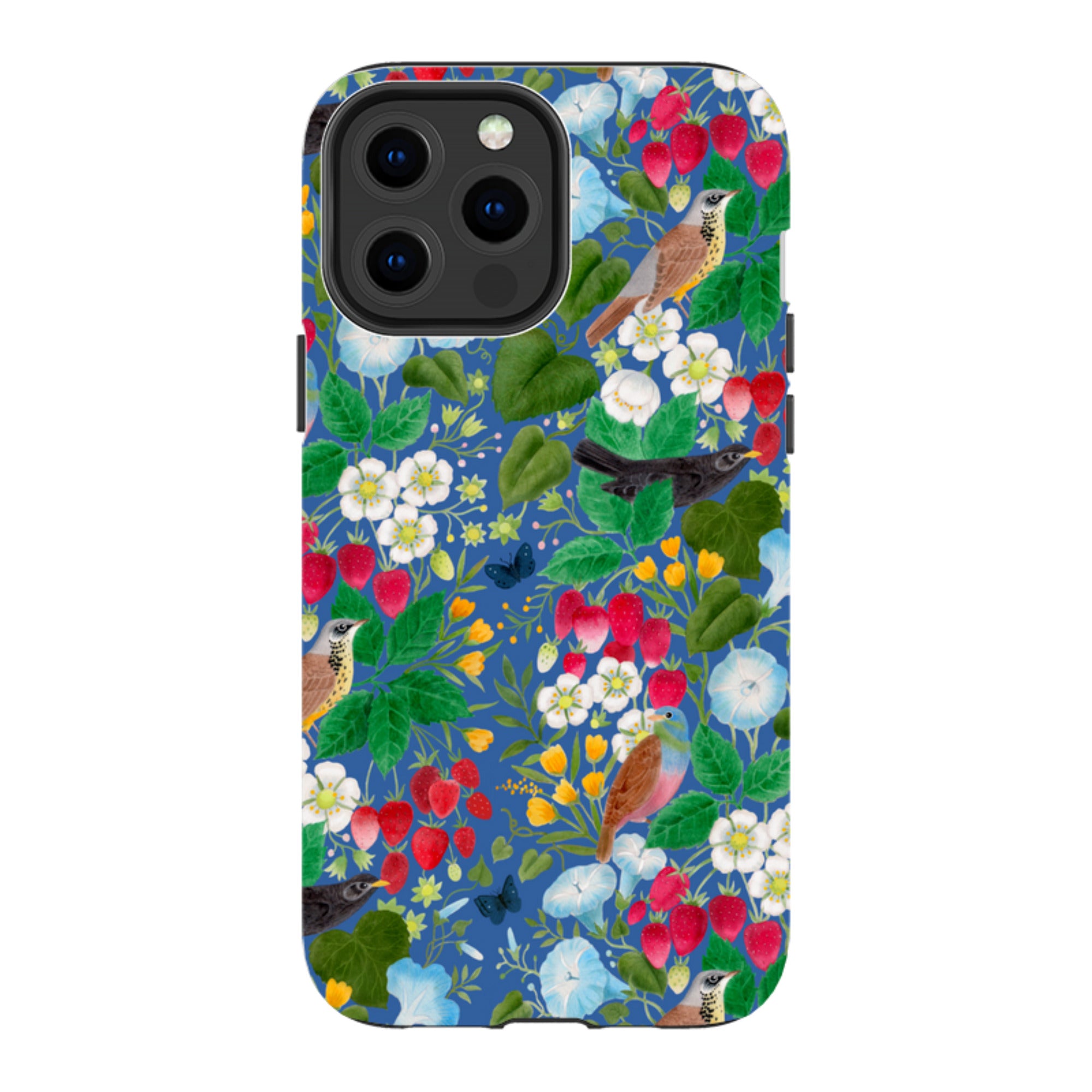 iPhone MagSafe Tough Case - Strawberry Thief By Bex Parkin