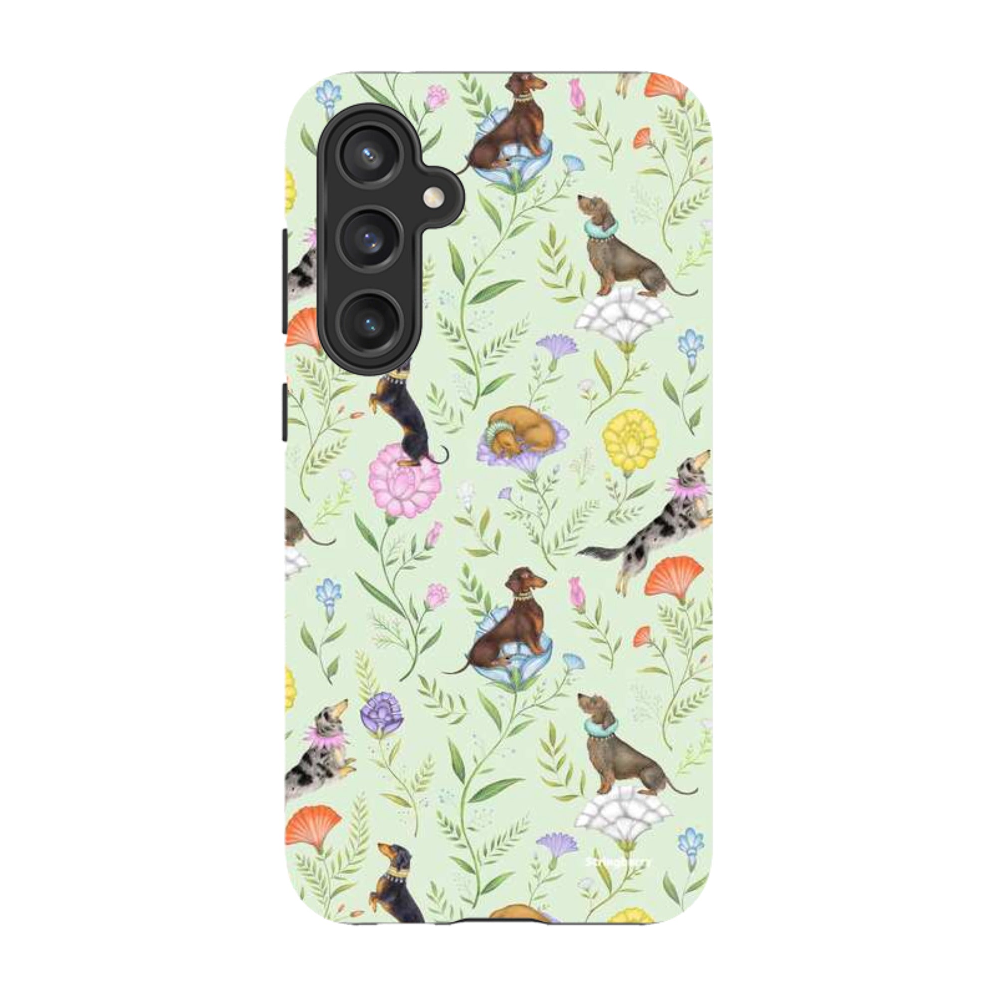 Samsung Tough Case - Doxy Day Afternoon Pistachio By Catherine Rowe