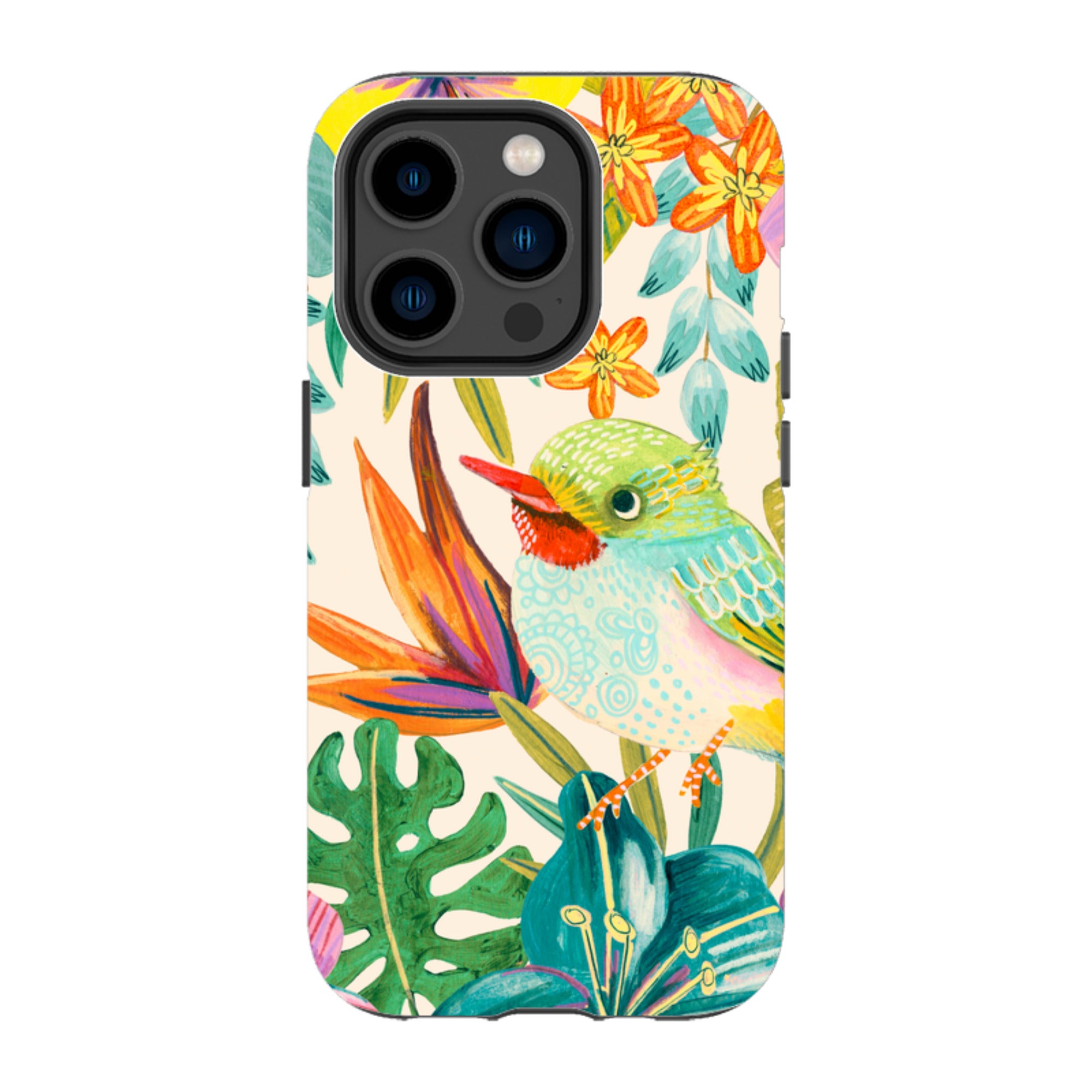 iPhone MagSafe Tough Case -  Tropical Bird II By Caroline Bonne Muller