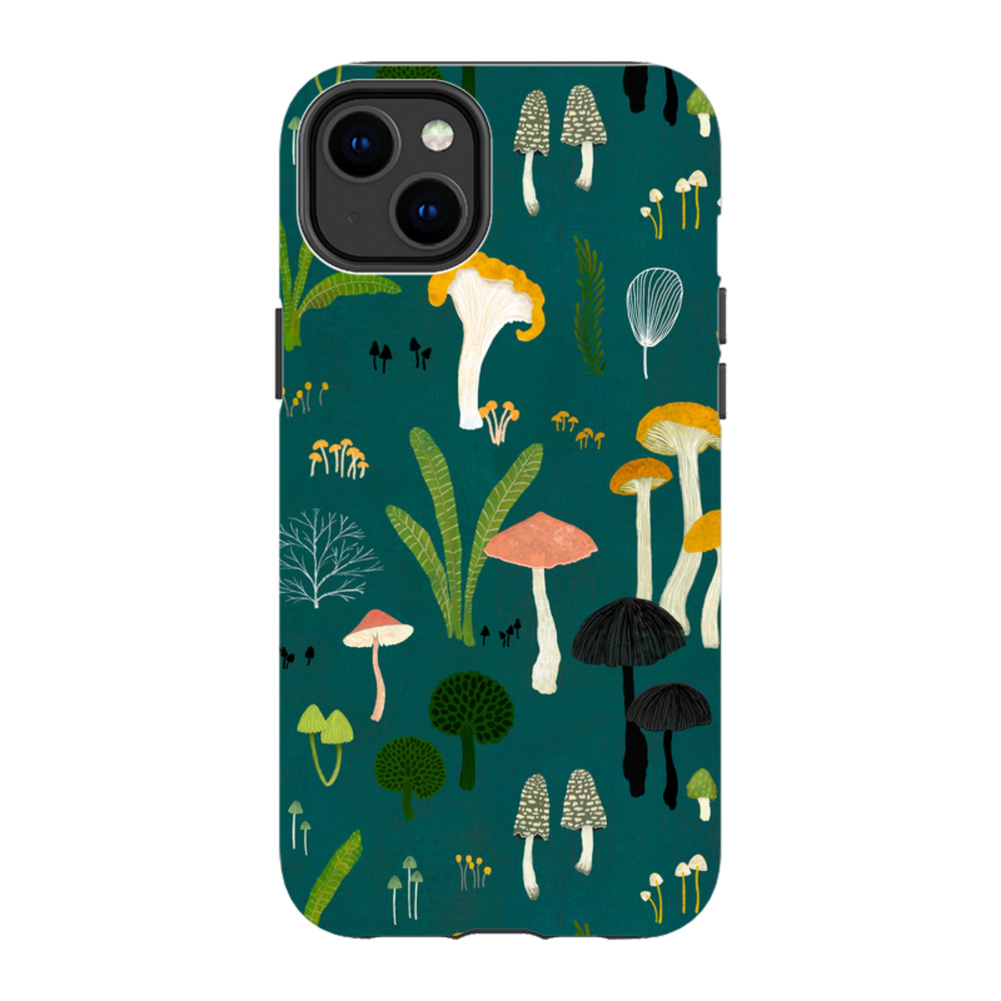 iPhone Tough Case - Mushroom Lake By Katherine Quinn