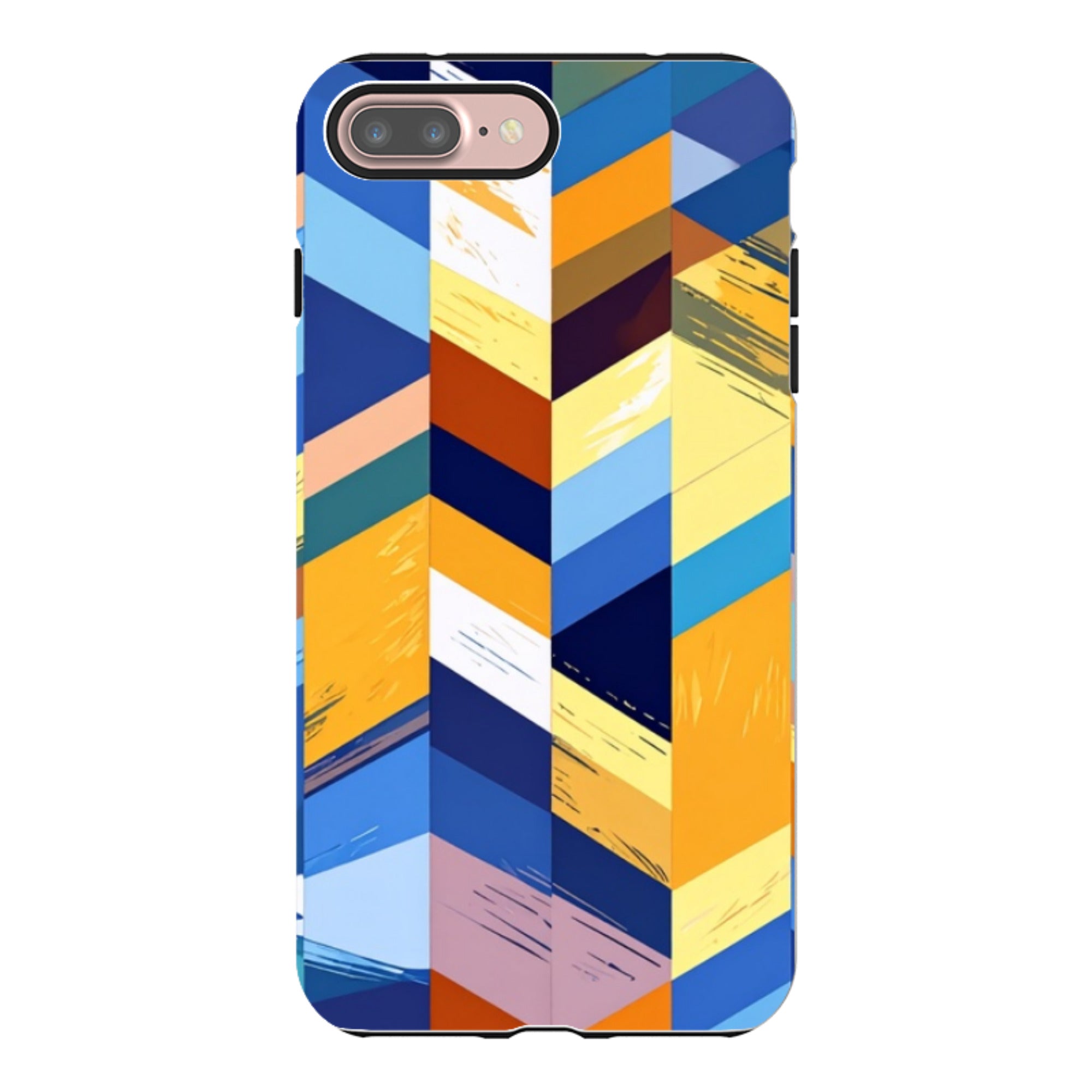iPhone Tough Case - Technicolor Stripes