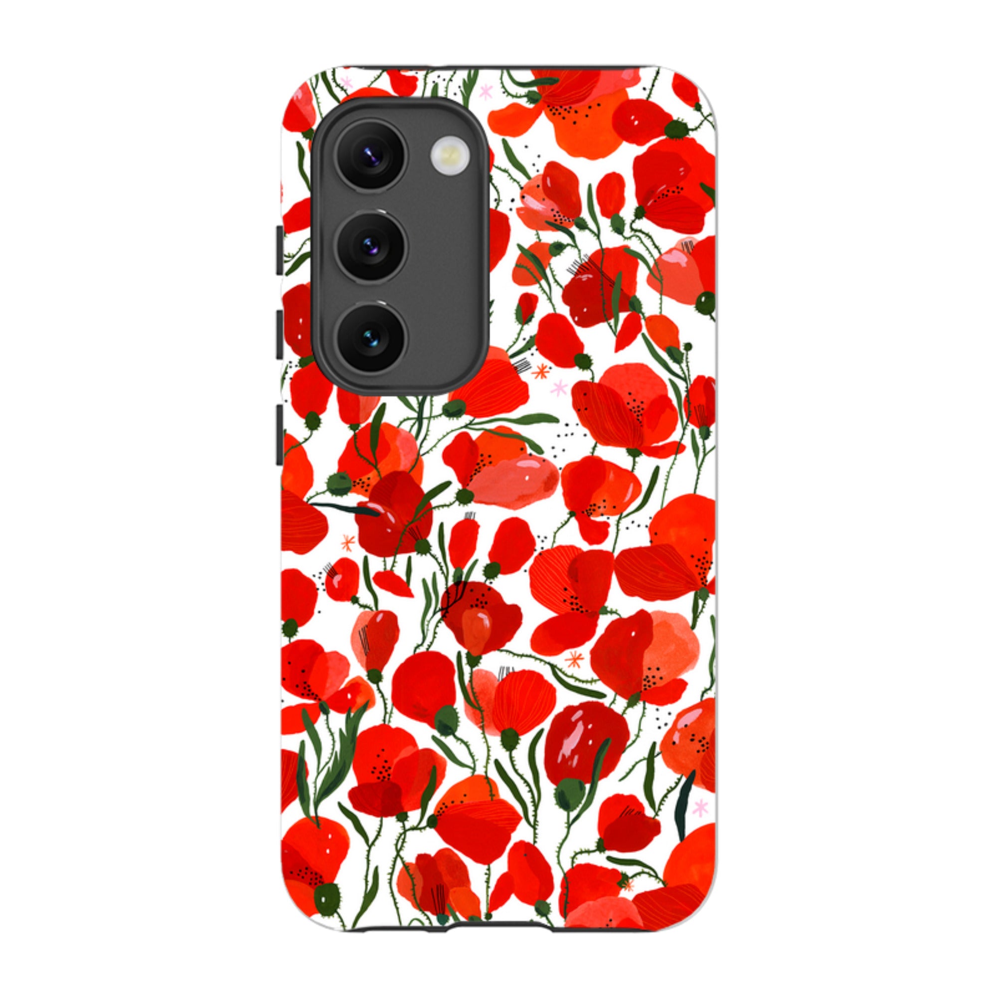Samsung Tough Case - Poppies Pattern By Madalina Andronic