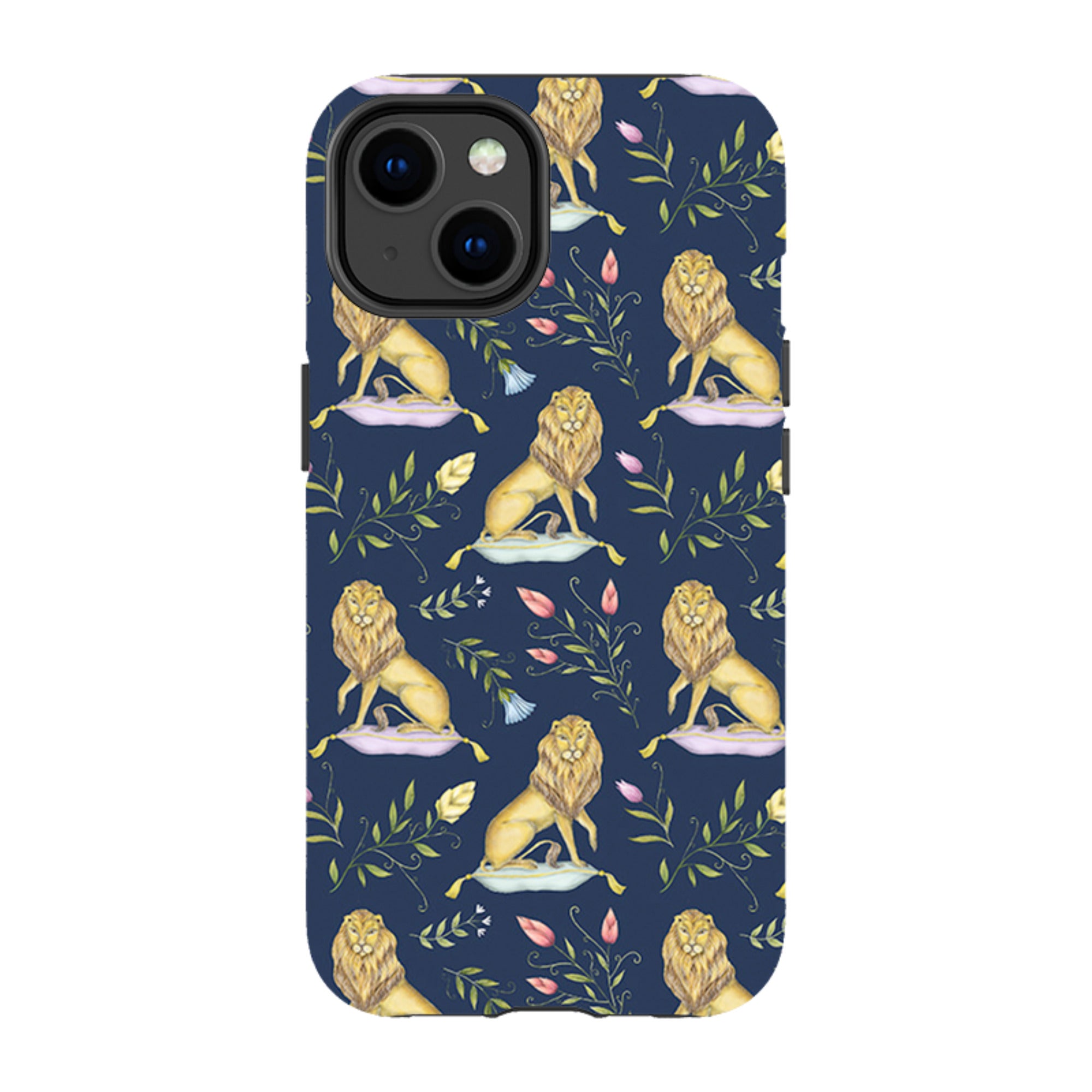 iPhone Tough Case - Leo Et Flores Navy By Catherine Rowe