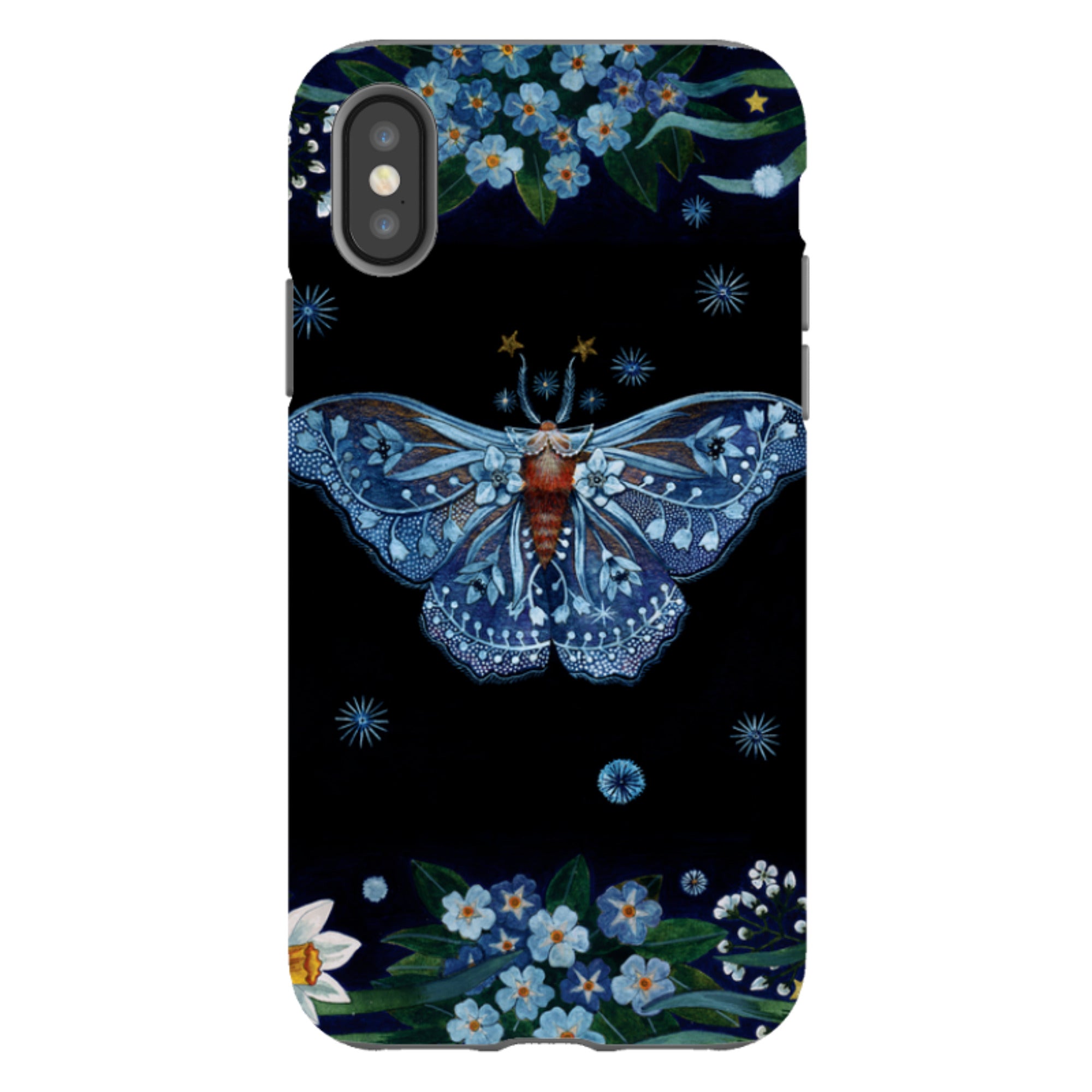 iPhone Tough Case - Night Moth By Maria Matos