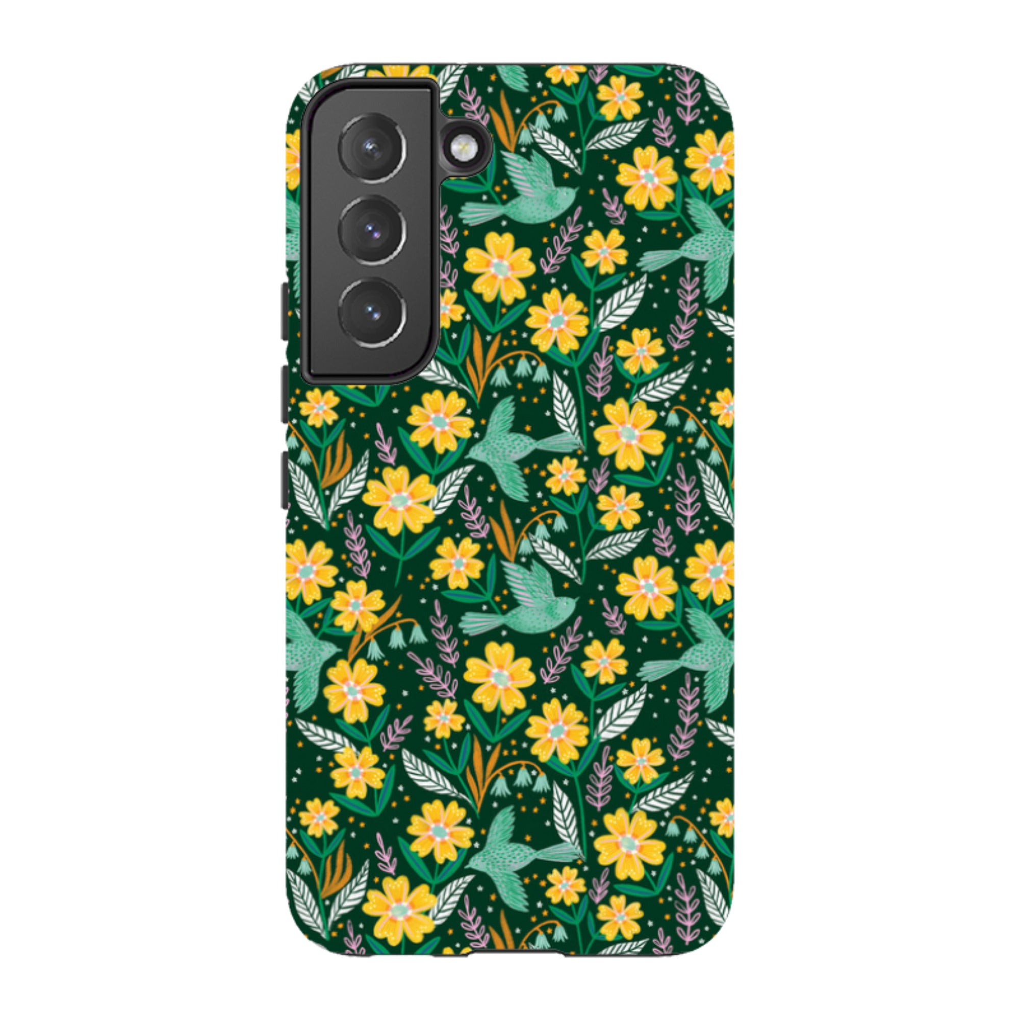 Samsung Tough Case - Sweet Birds Green By Lee Foster Wilson