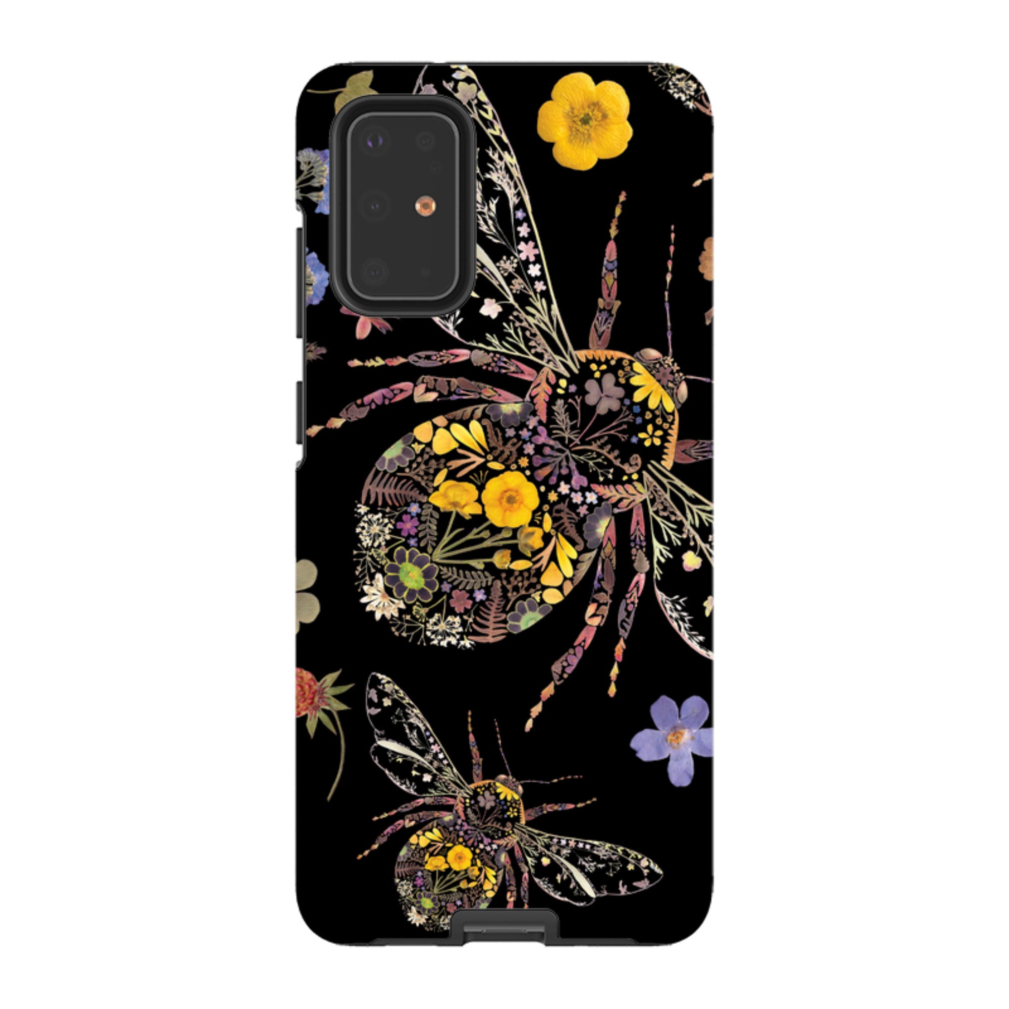 Samsung Tough  Case - Floral Bumble Bees By Helen Ahpornsiri