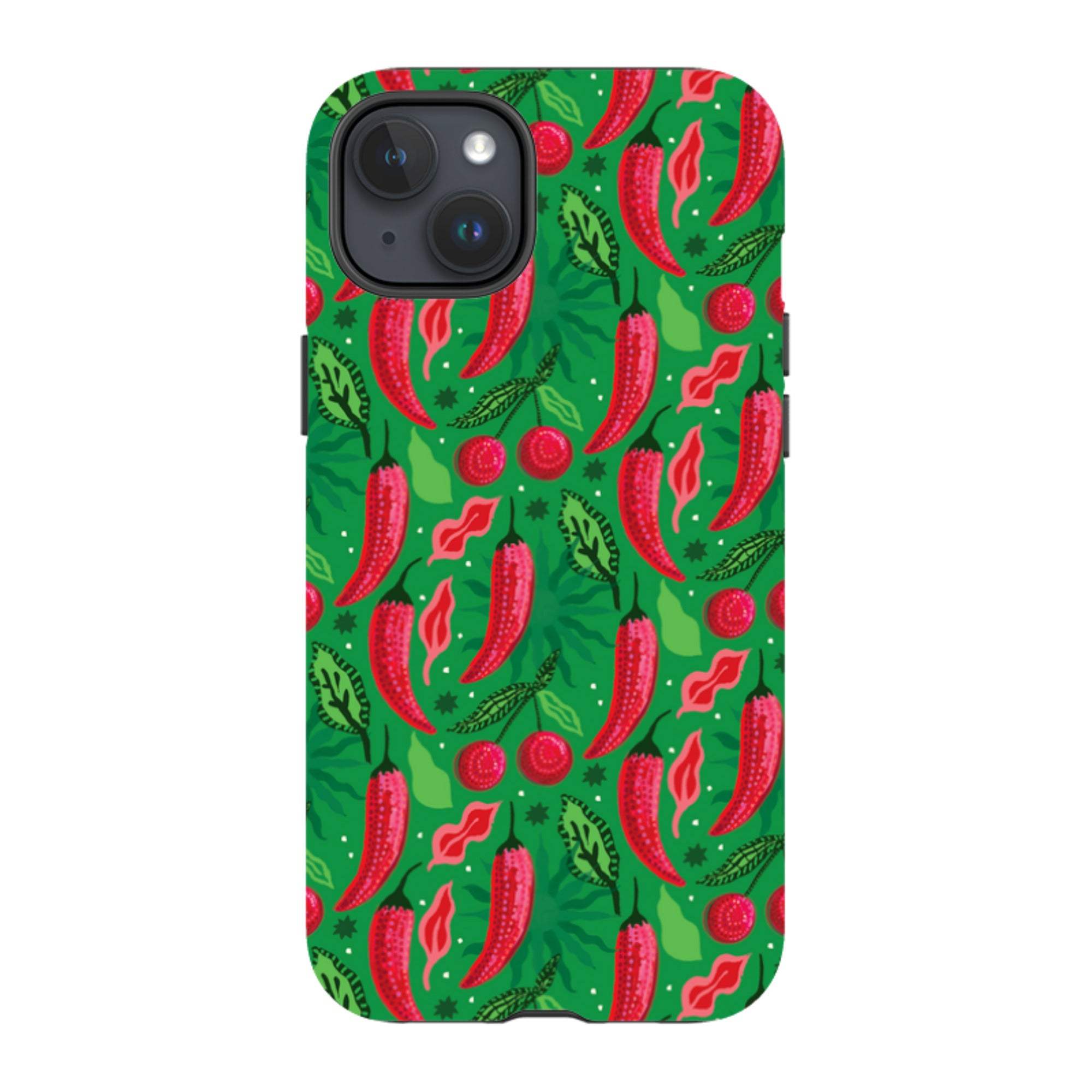iPhone Tough Case - Chilli Cherry By Emma Frances Grant