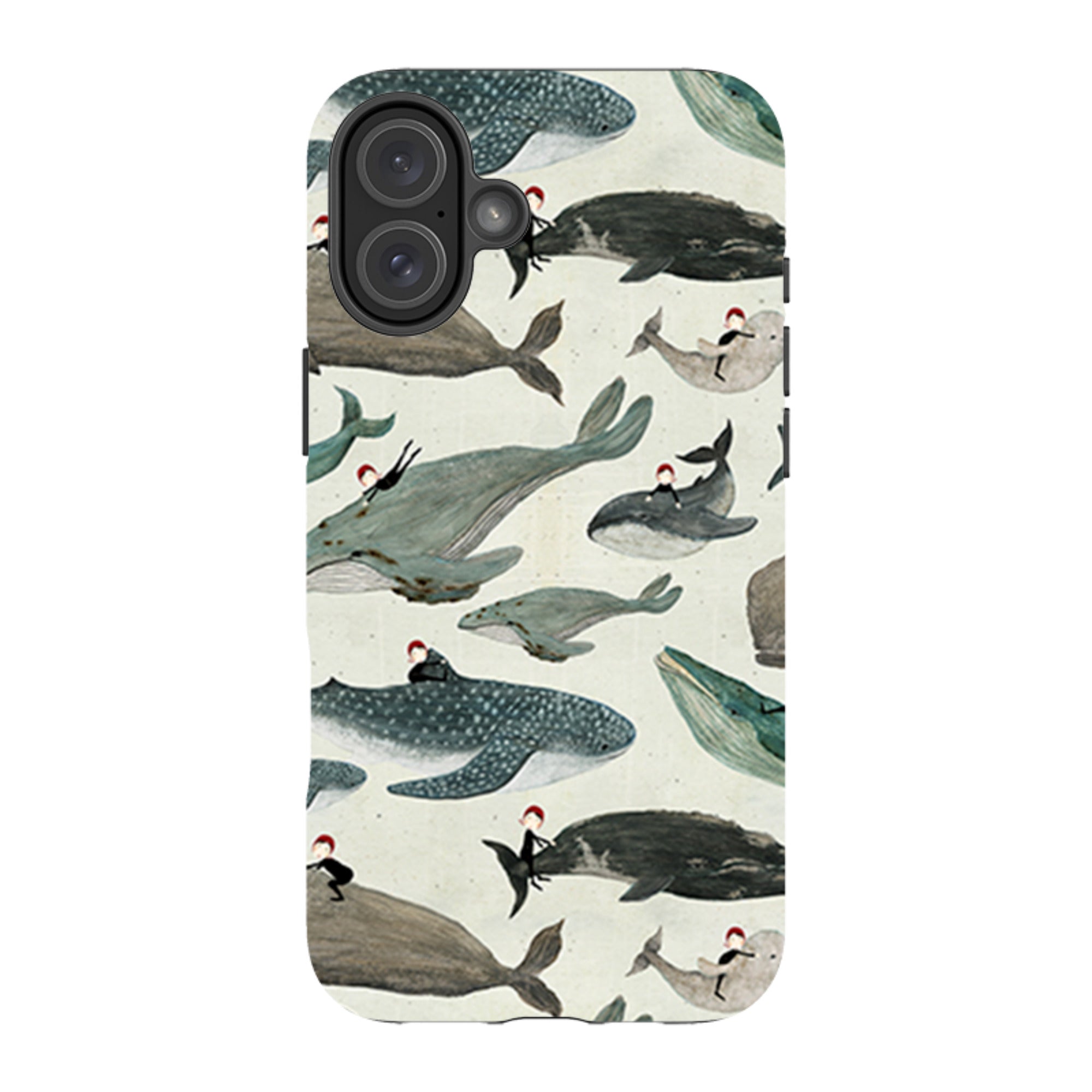 iPhone Tough Case - Whale Rider By Katherine Quinn
