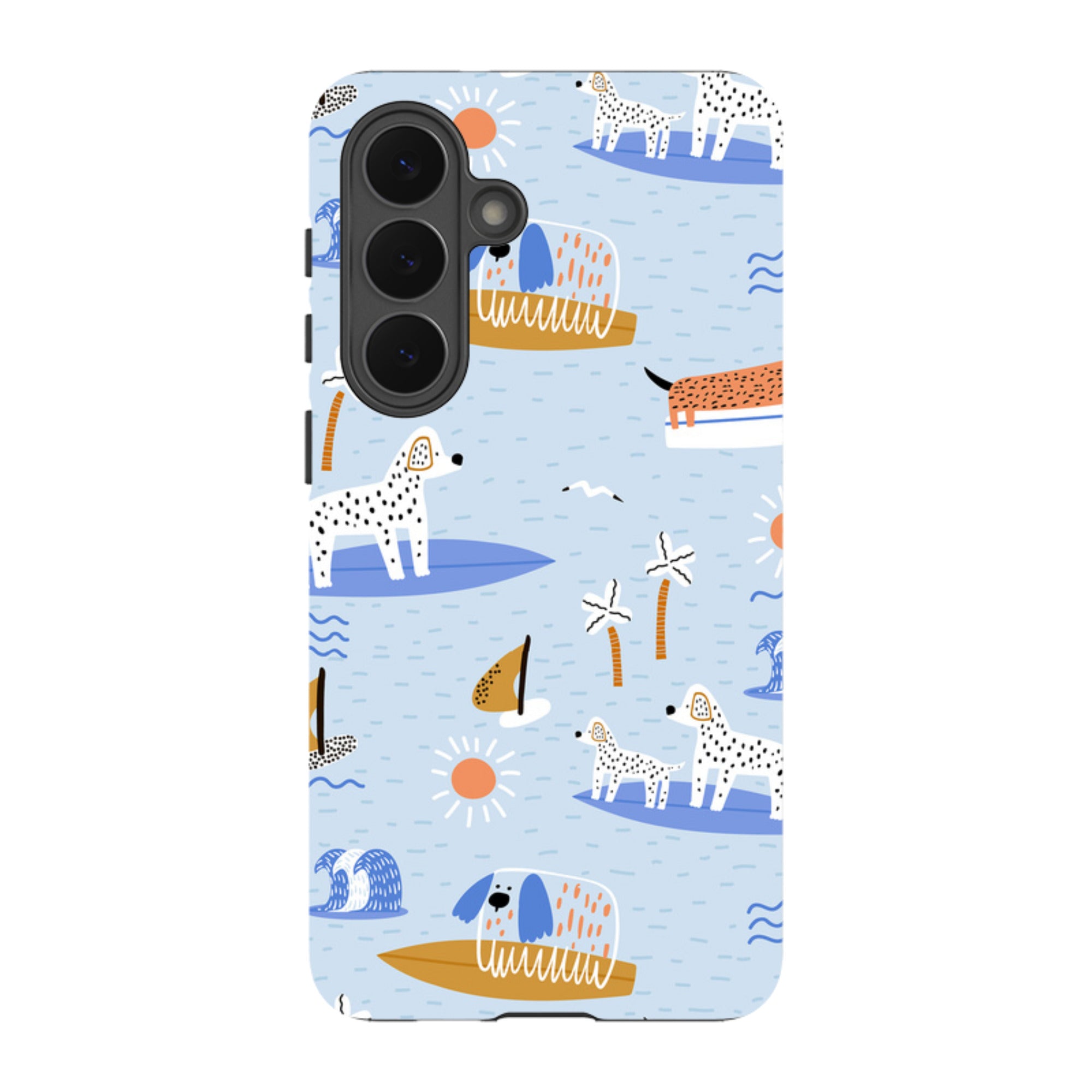 Samsung Tough Case - Surfing Dogs