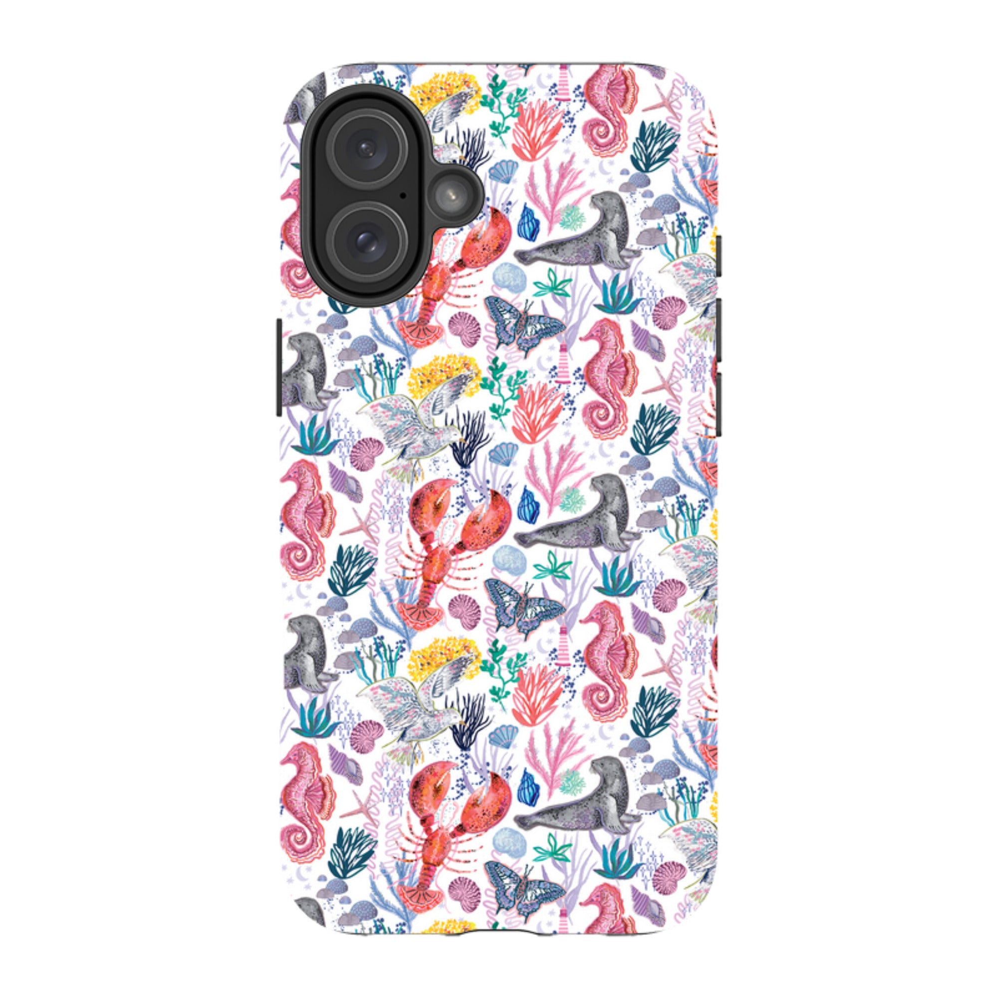 iPhone MagSafe Tough Case - Coastline Pattern B By Emma Frances Grant