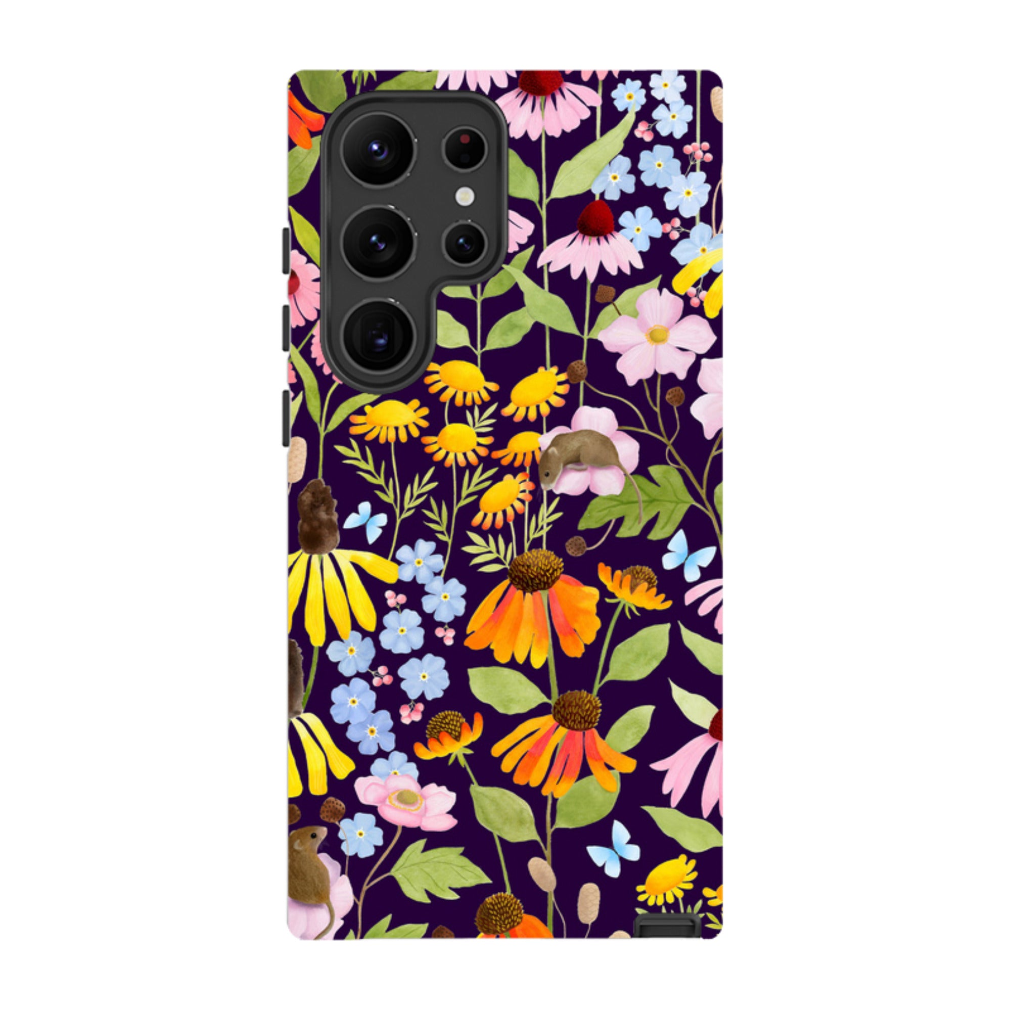 Samsung Tough Case - Mice And Wildflowers By Bex Parkin