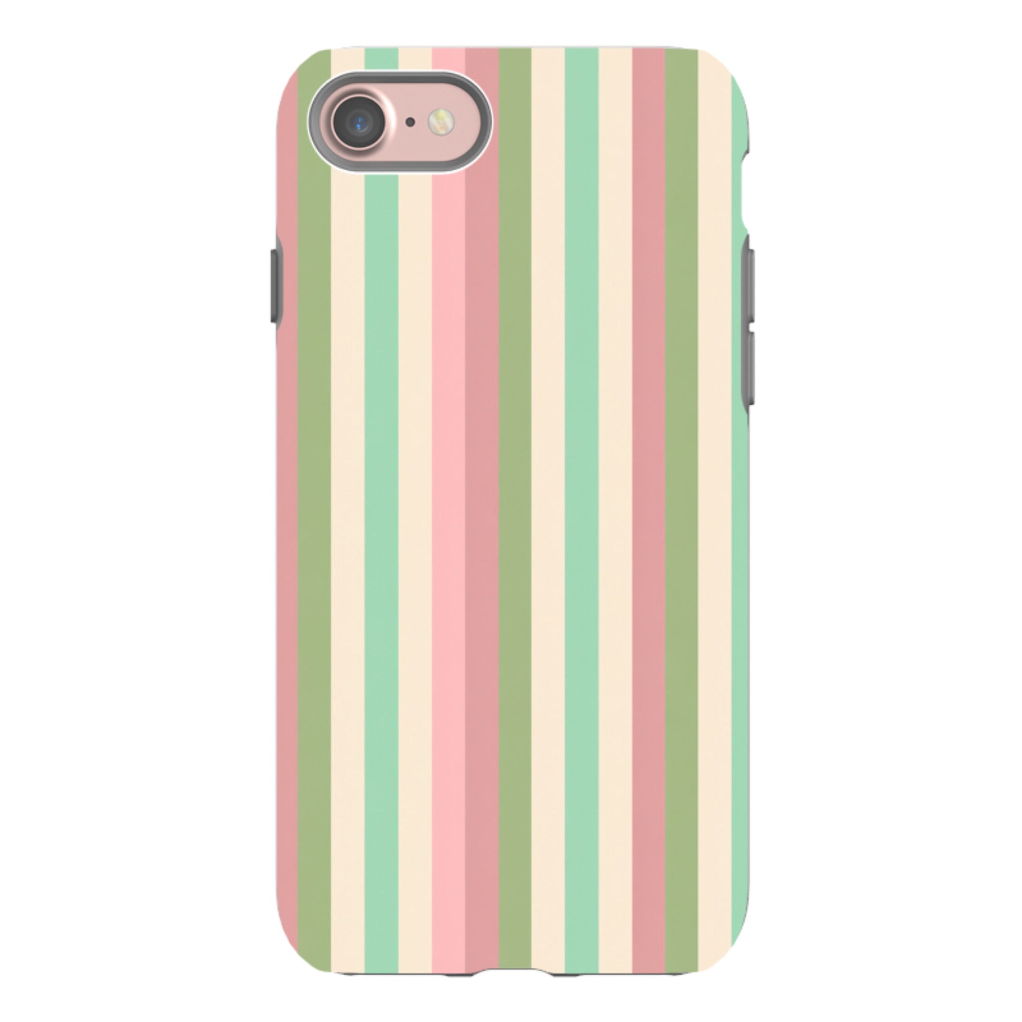 iPhone Tough Case - Pastel Stripe
