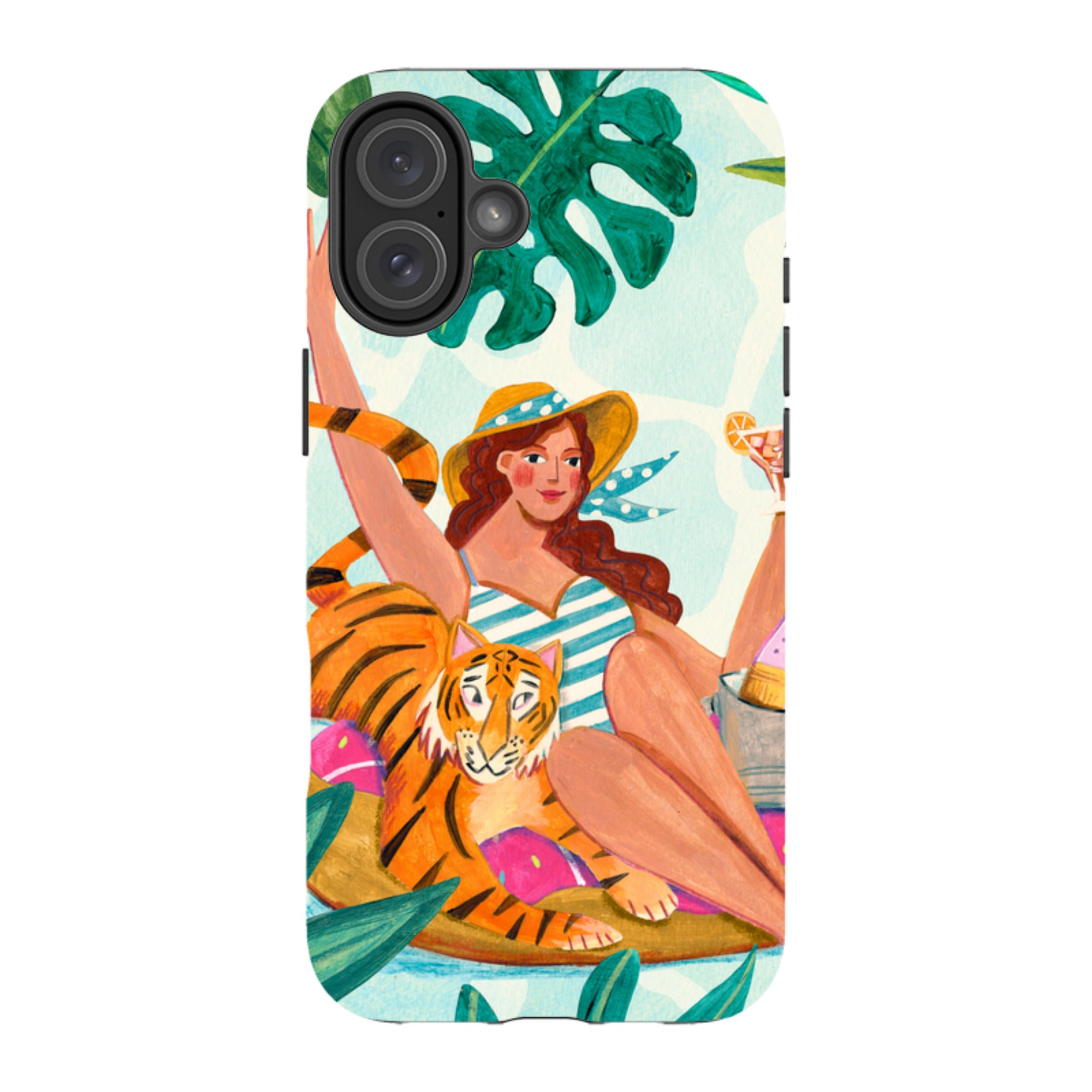 iPhone Tough Case - Pool By Caroline Bonne Muller