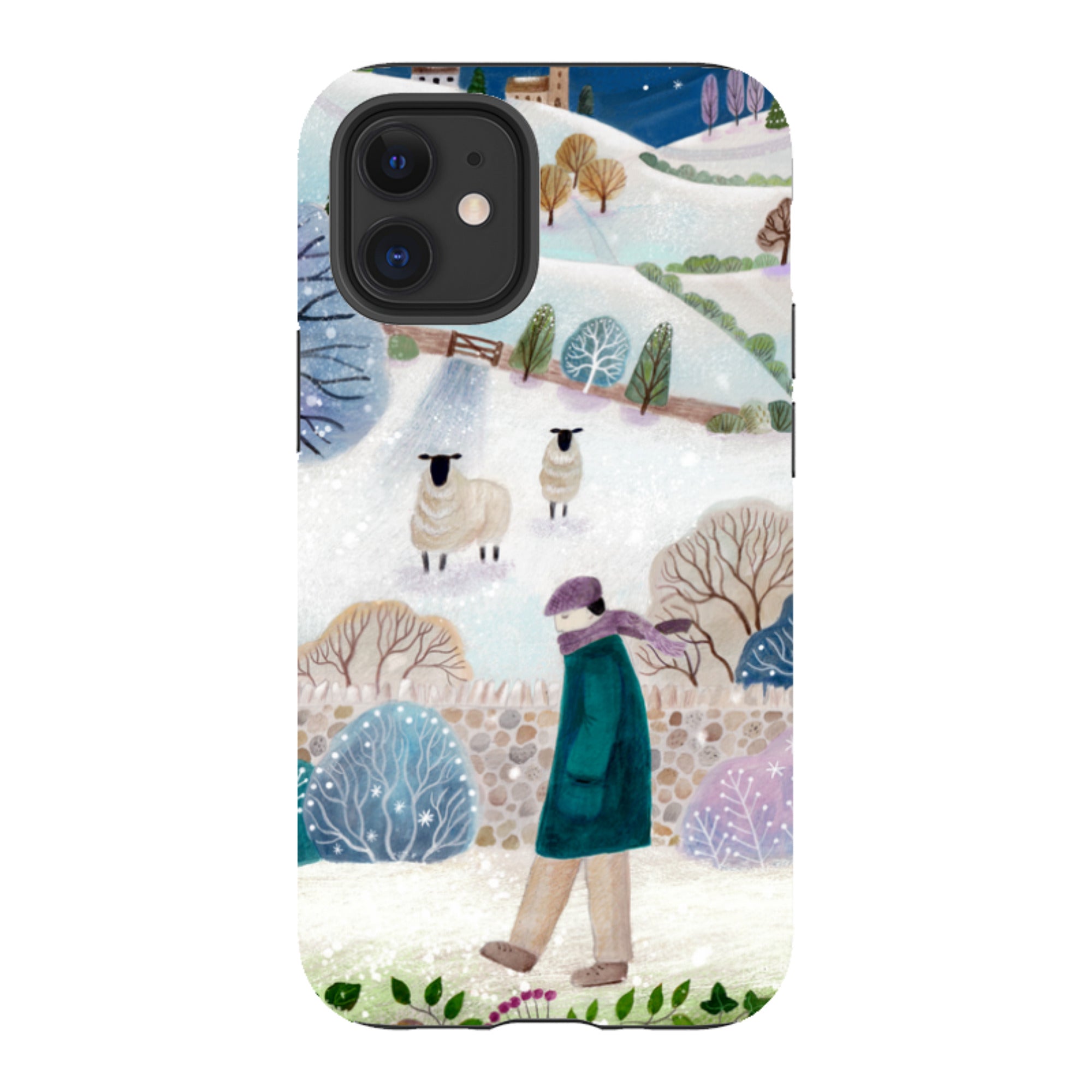 iPhone Tough Case - Across Snowy Fields By Bex Parkin