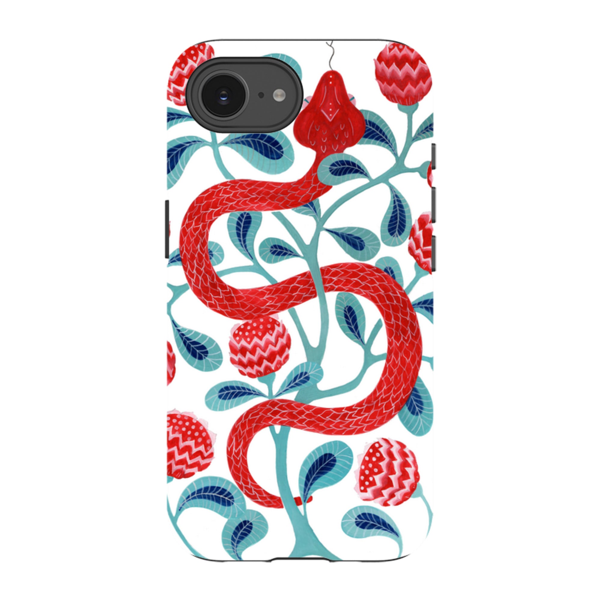 iPhone Tough Case - Redsnake By Bex Parkin