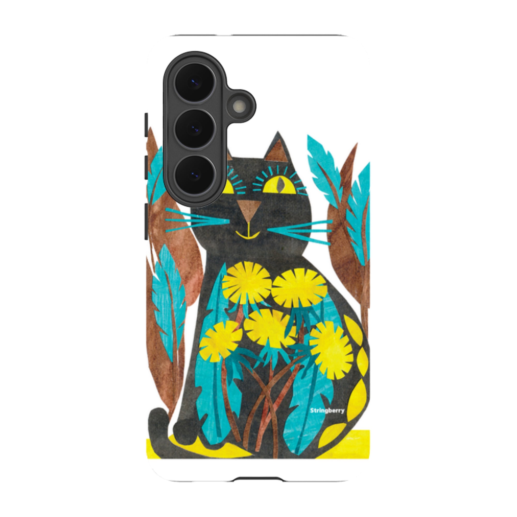 Samsung Tough Case - Folk Cat By Tracey English