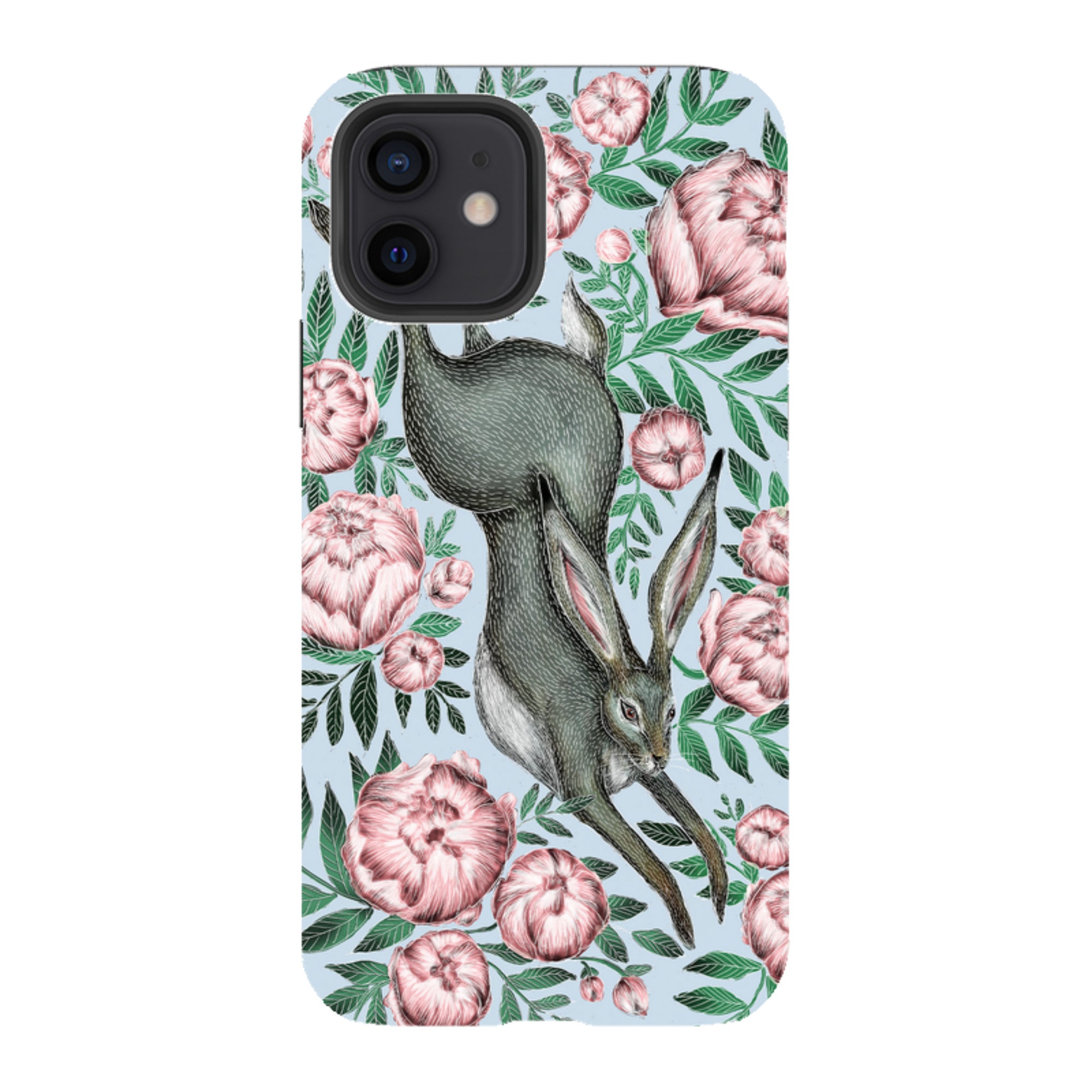 iPhone Tough Case - Hare And Peonies By Catherine Rowe